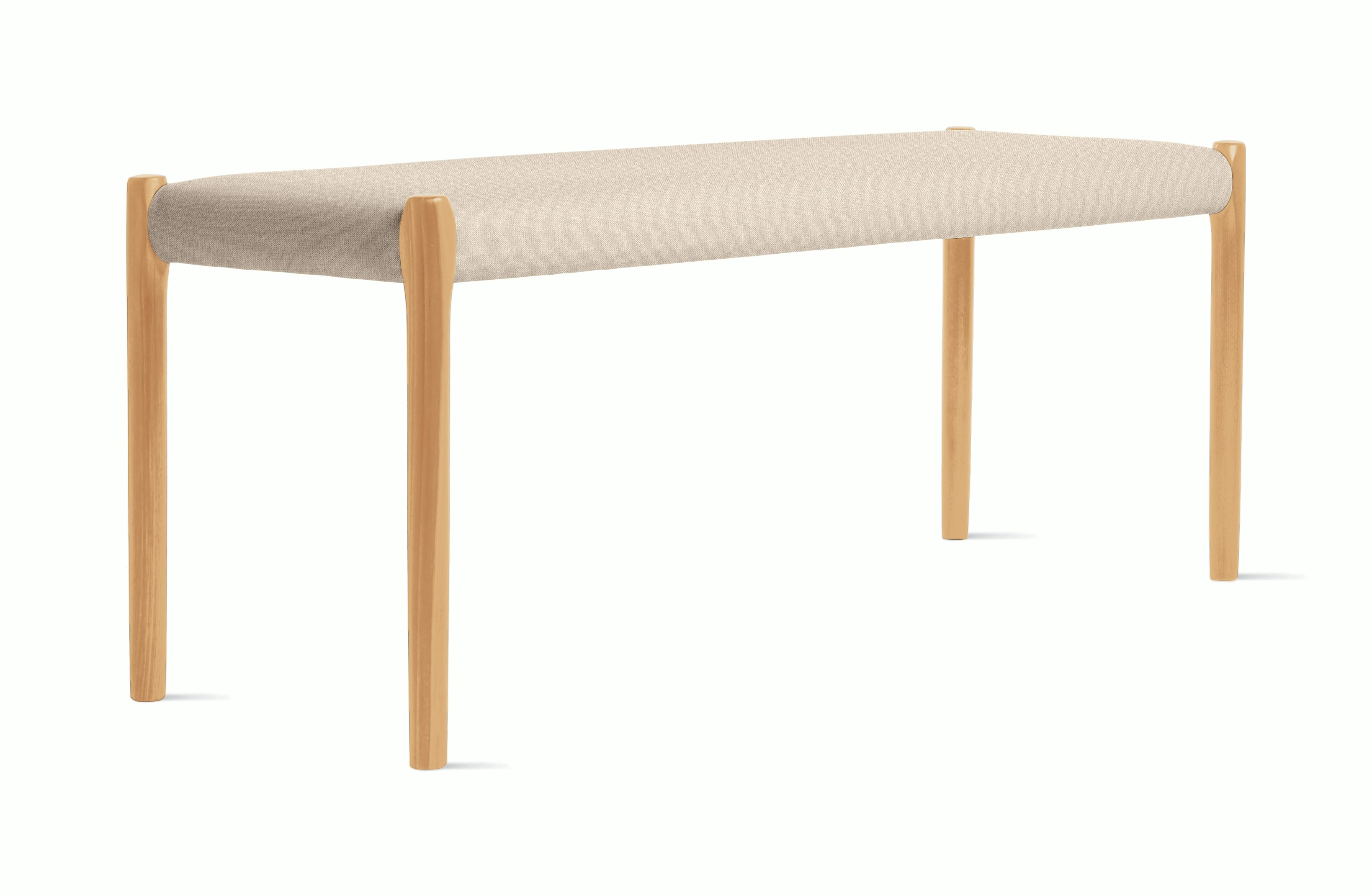 Moller Model 63A Bench - Oak, Album Linen, Gentle