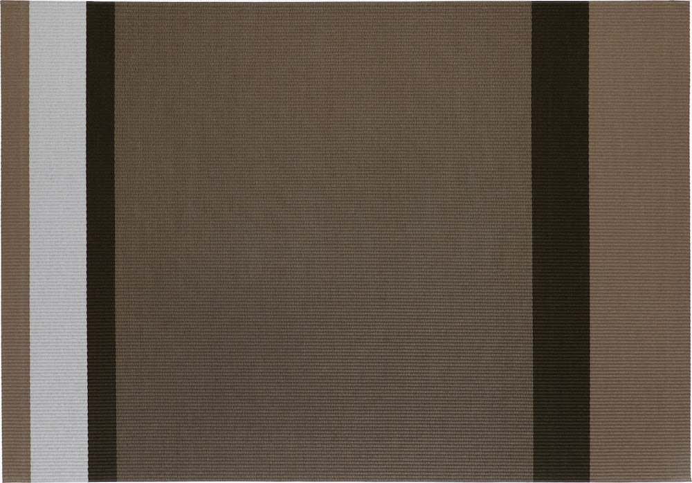 Panorama Paper Yarn Rug - Nutria_Onyx, 6 x 9