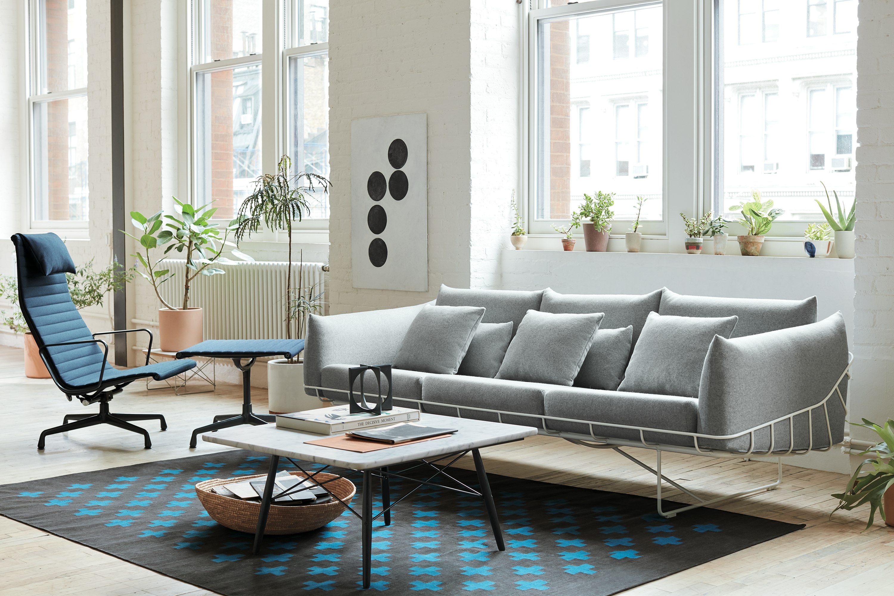 Eames Aluminum Group Ottoman