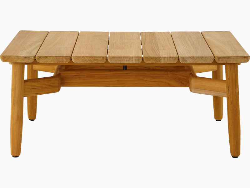 Crosshatch Outdoor Coffee Table in Square.