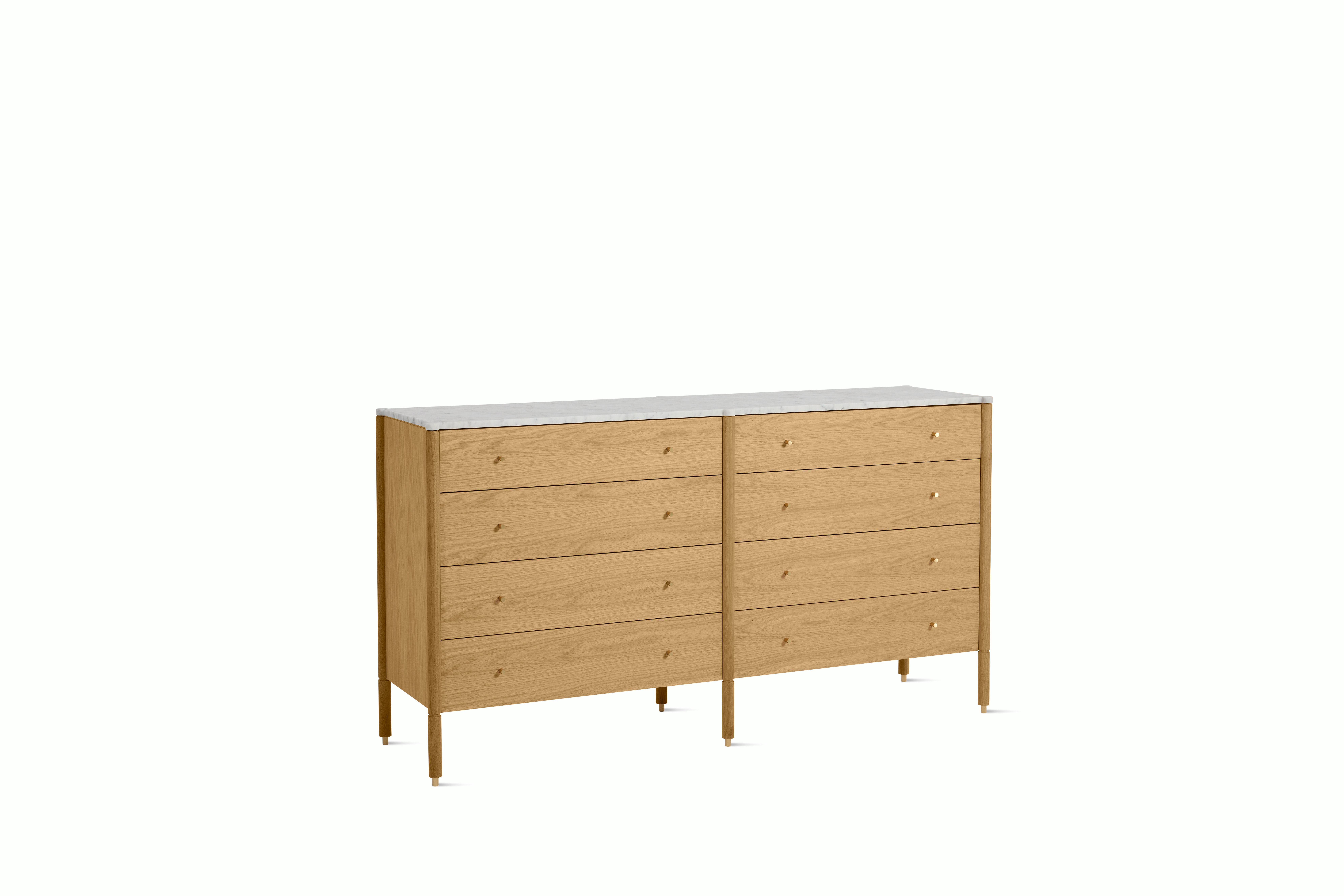 Morrison Dresser - Body Only - Oak , Eight Drawer