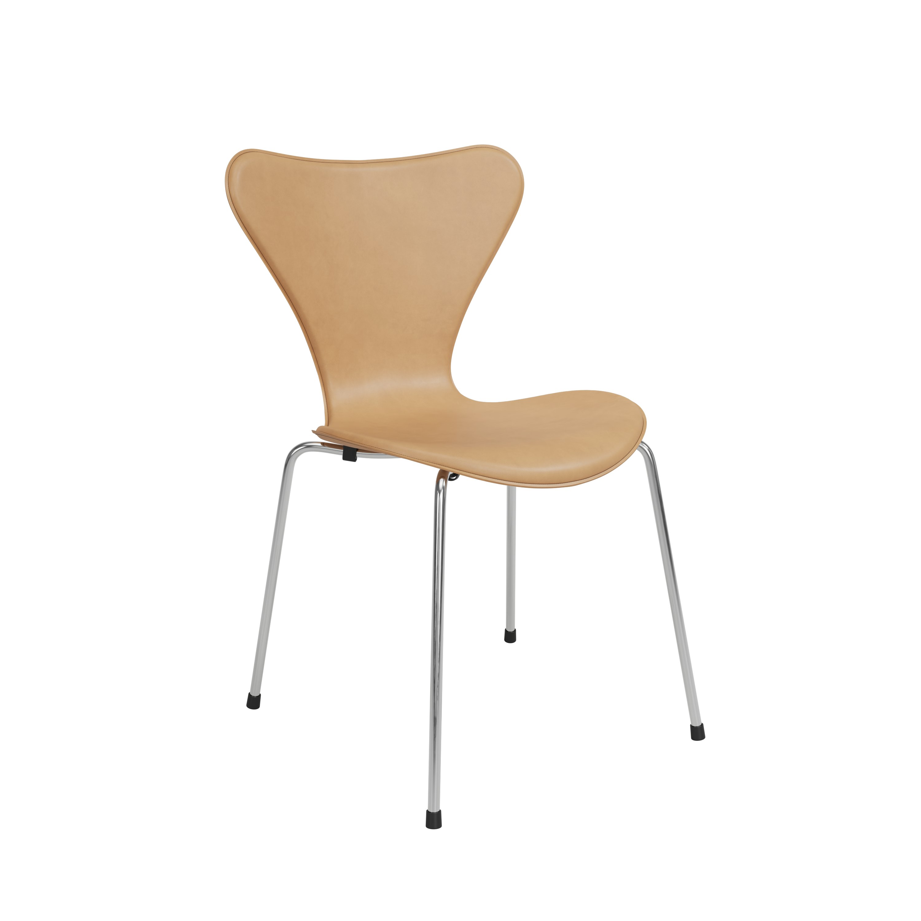Series 7 Tailored Chair - Warm Ecru, Chromed Steel