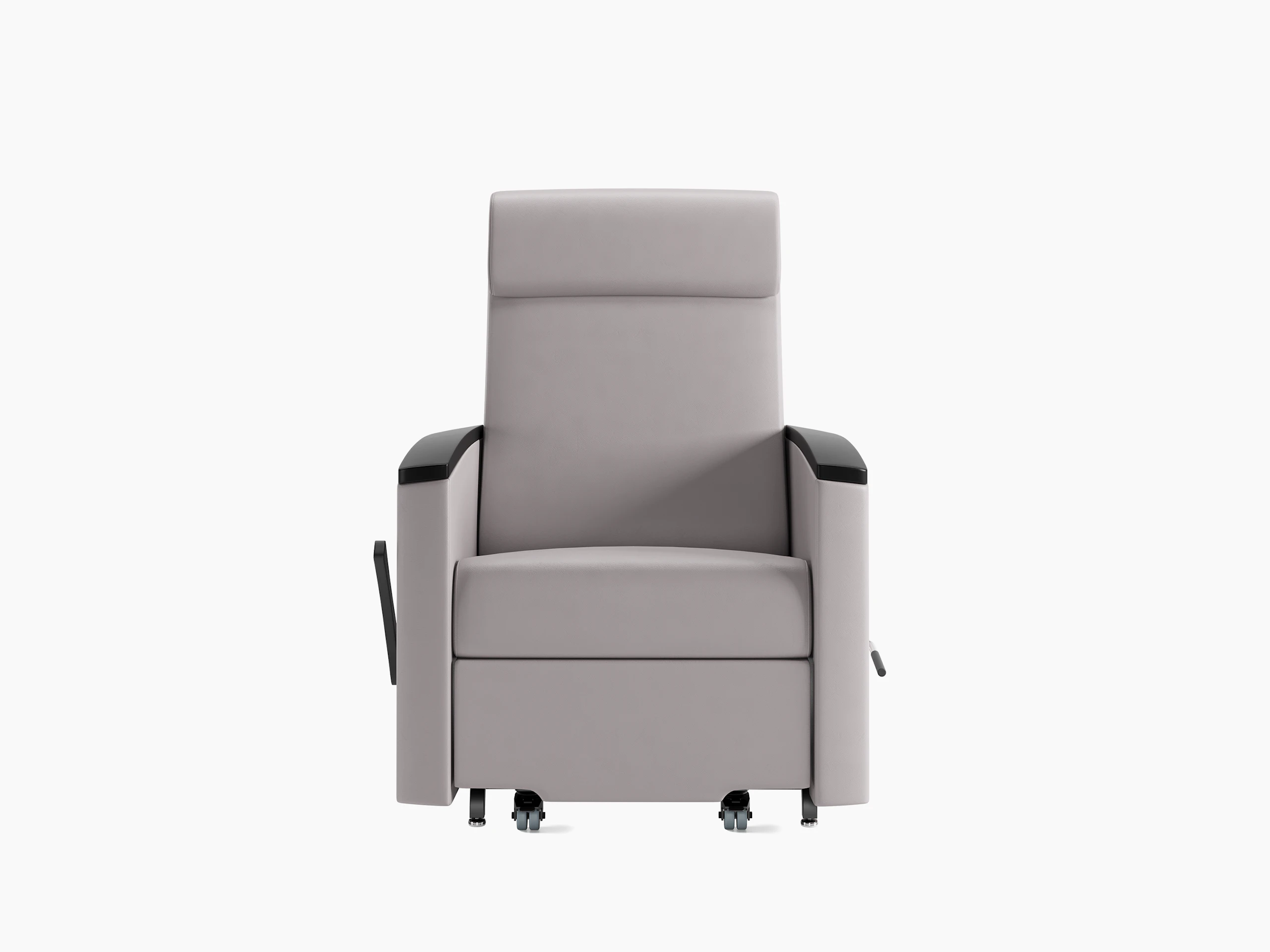 Consoul Reclining Glider, front, grey