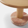Bistro Dining Table - Desert Rose Marble detail