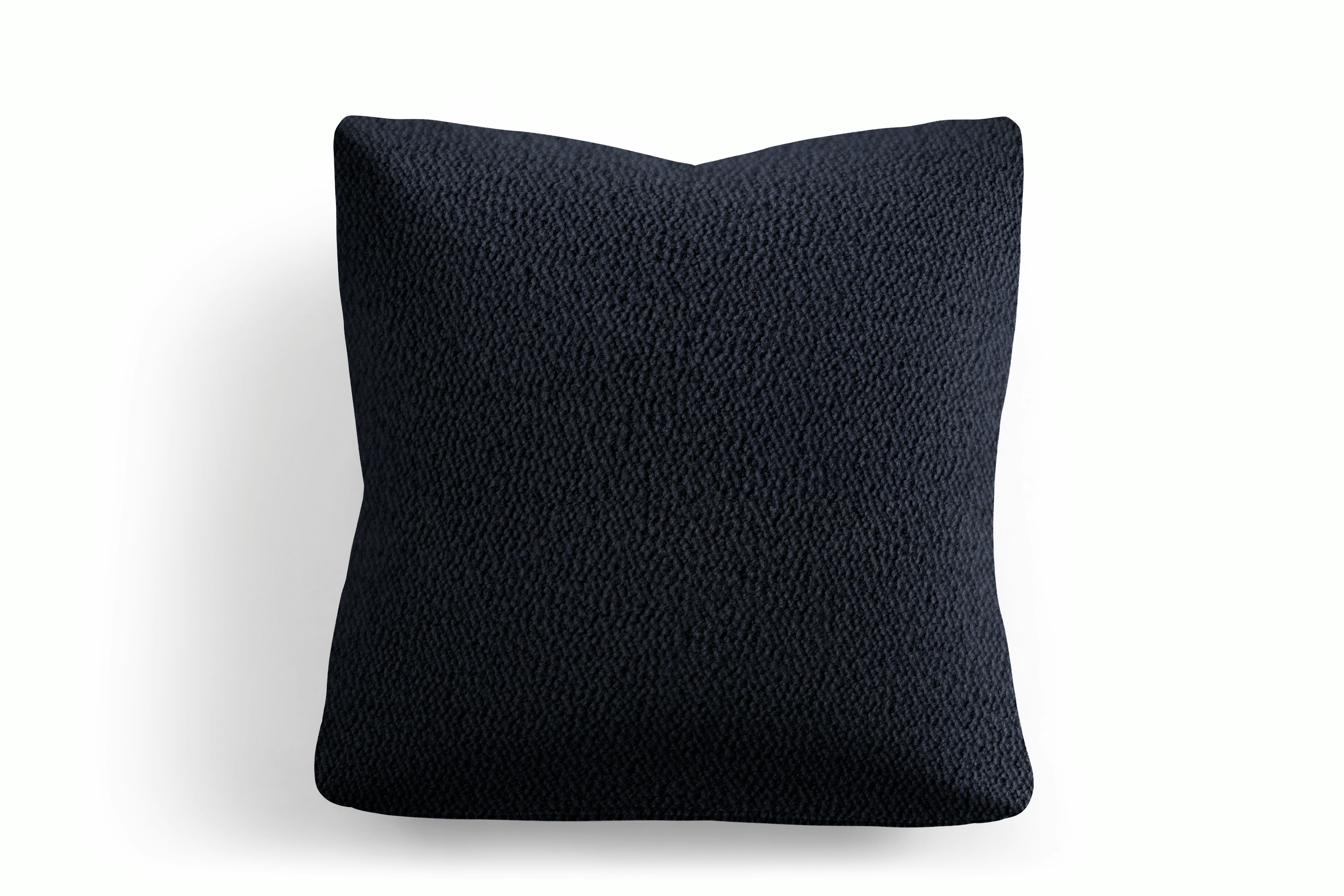 A Irvin Throw Pillow in Blue Viewed from the front.