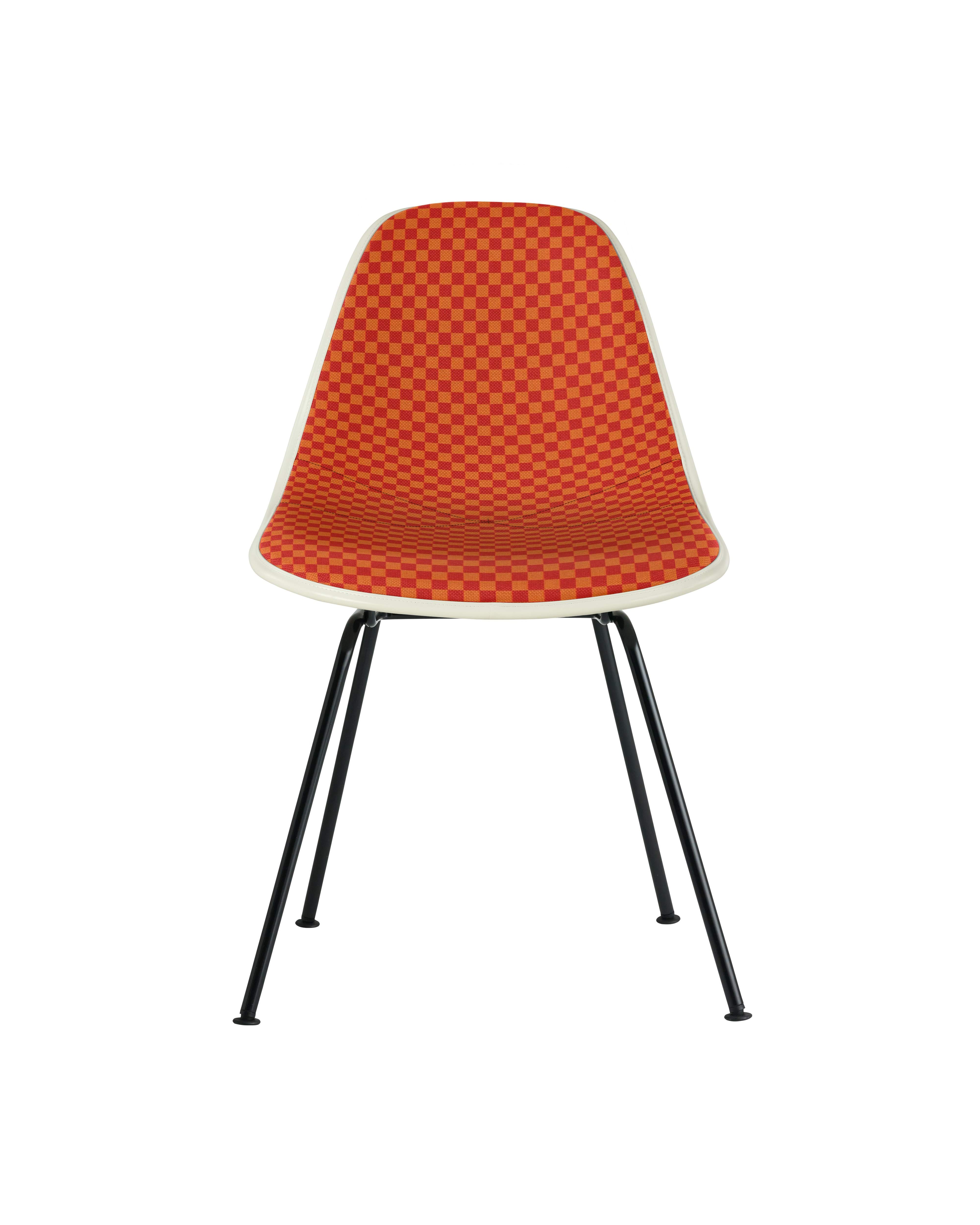 Eames Upholstered Molded Fiberglass Side Chair