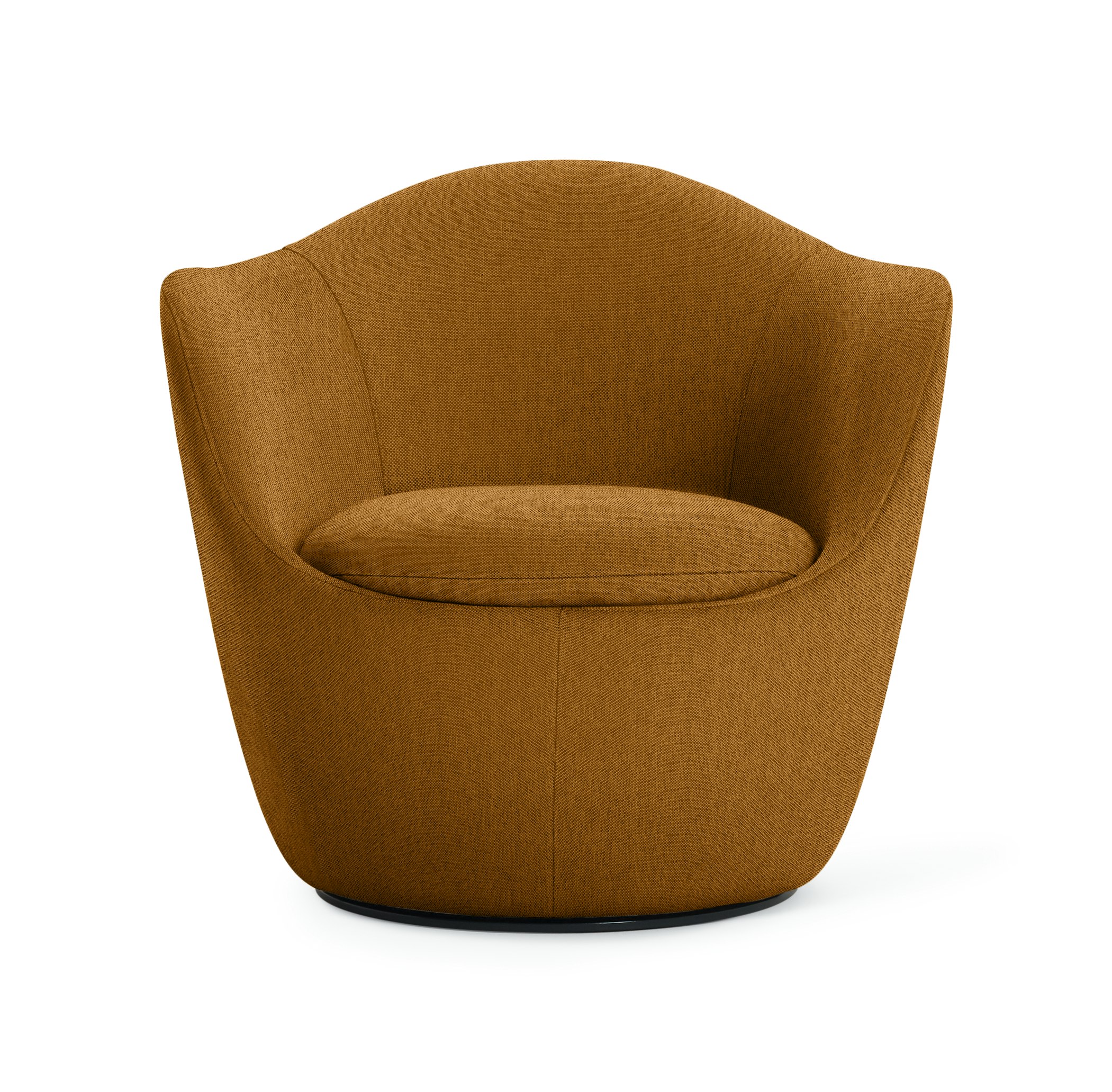 L&iacute;na Swivel Chair - Mode, Nutmeg