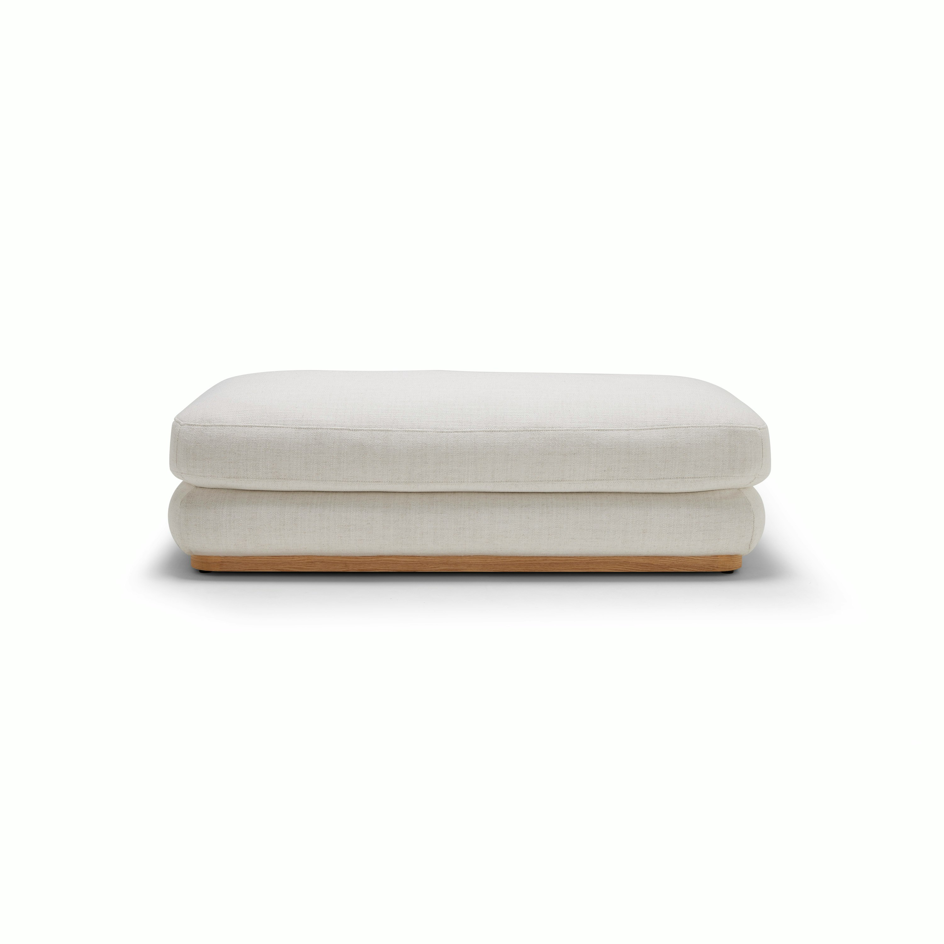 Stack Ottoman - Large, Hyams, Sable