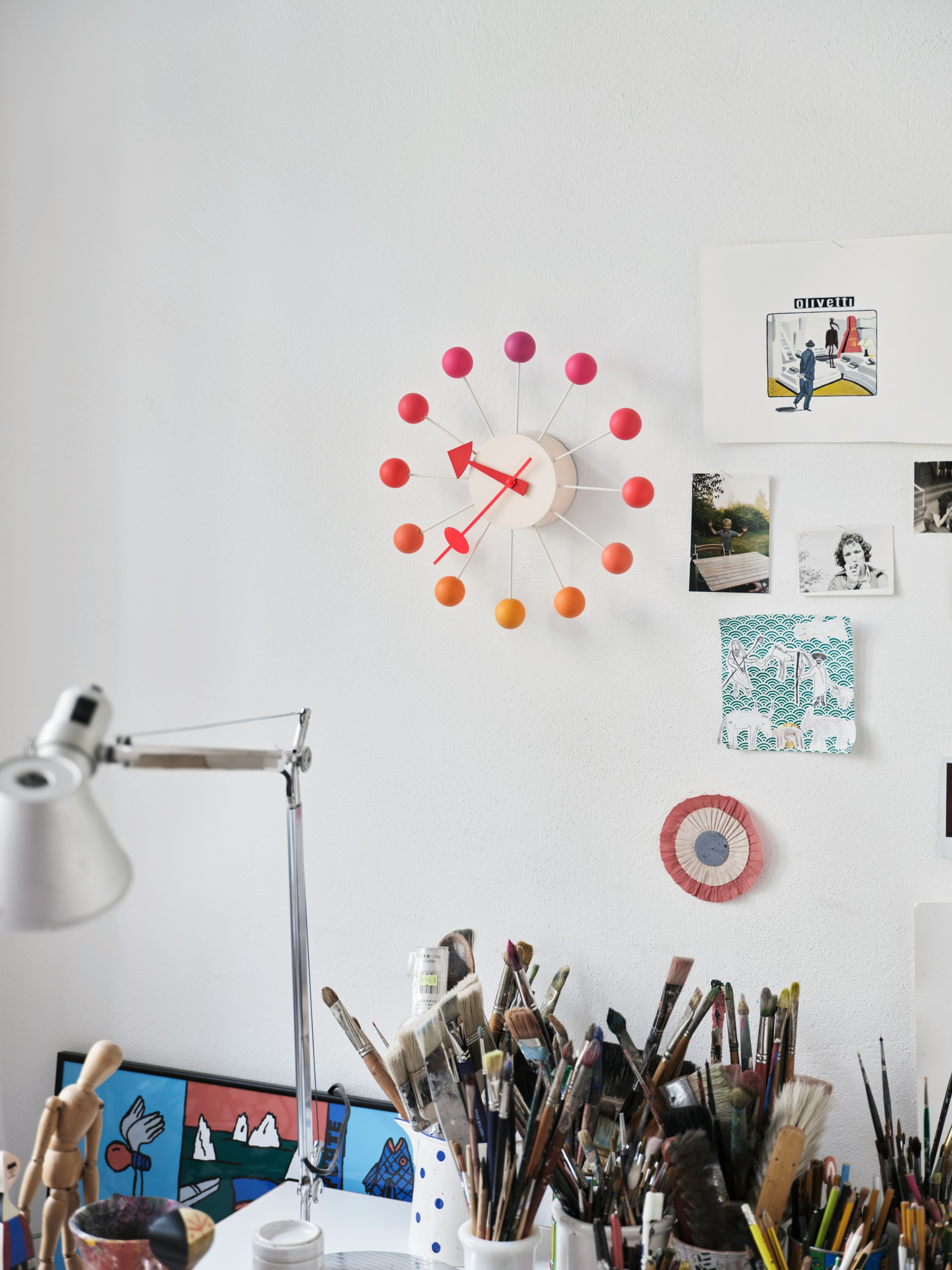 Nelson Ball Clock