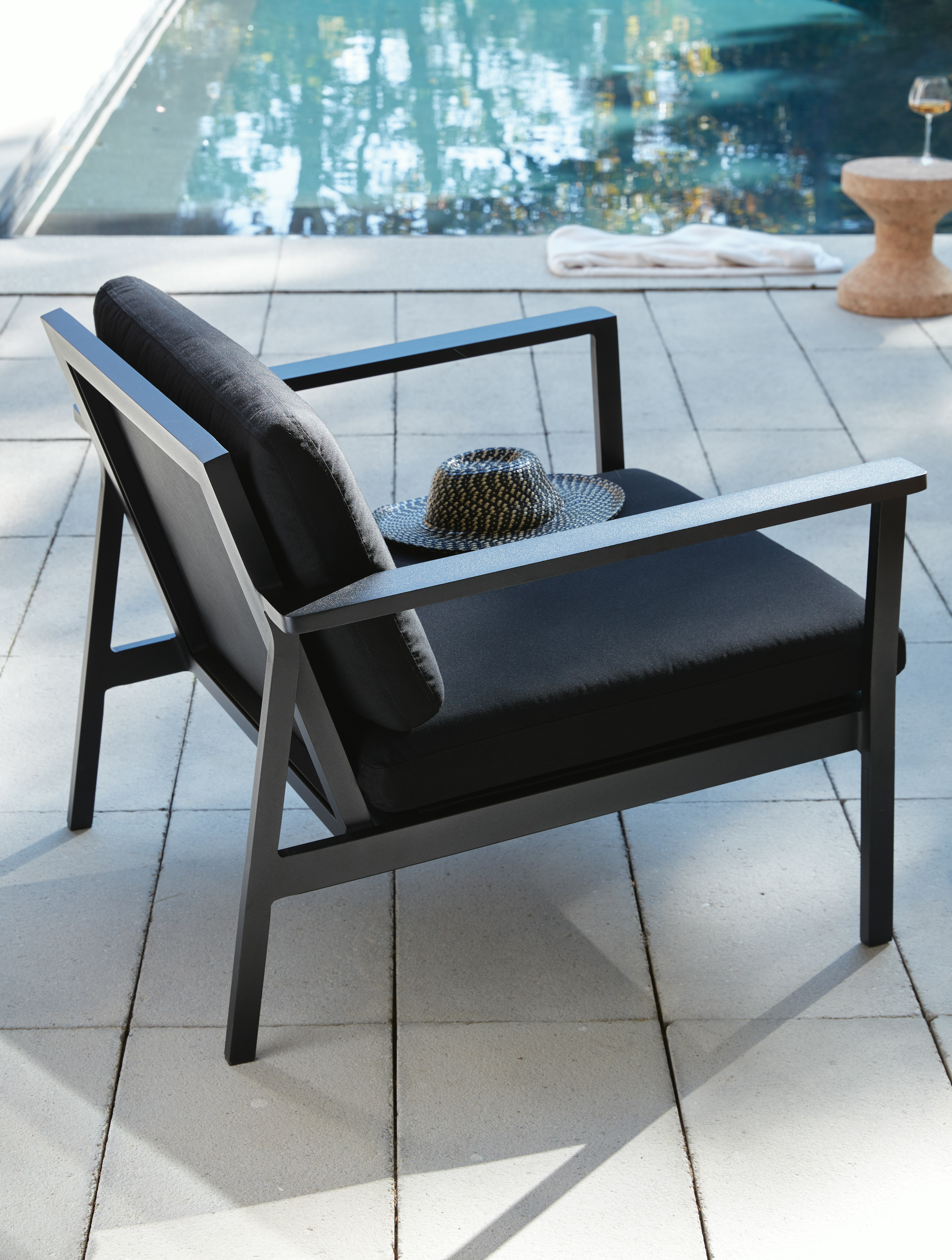 EOS Large Armchair by Pool