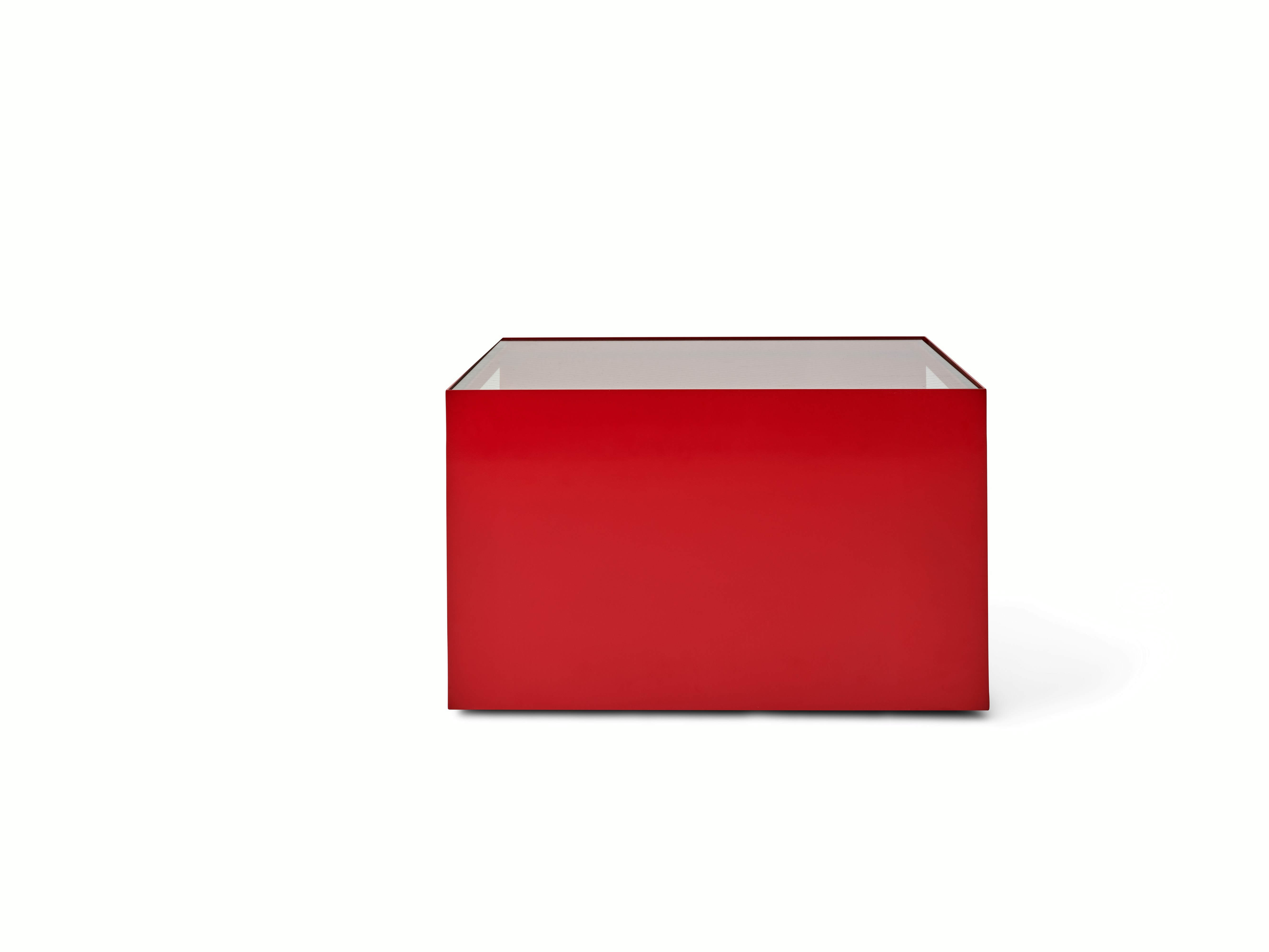 D Urso Occasional Tables - medium,  crimson,  wired glass