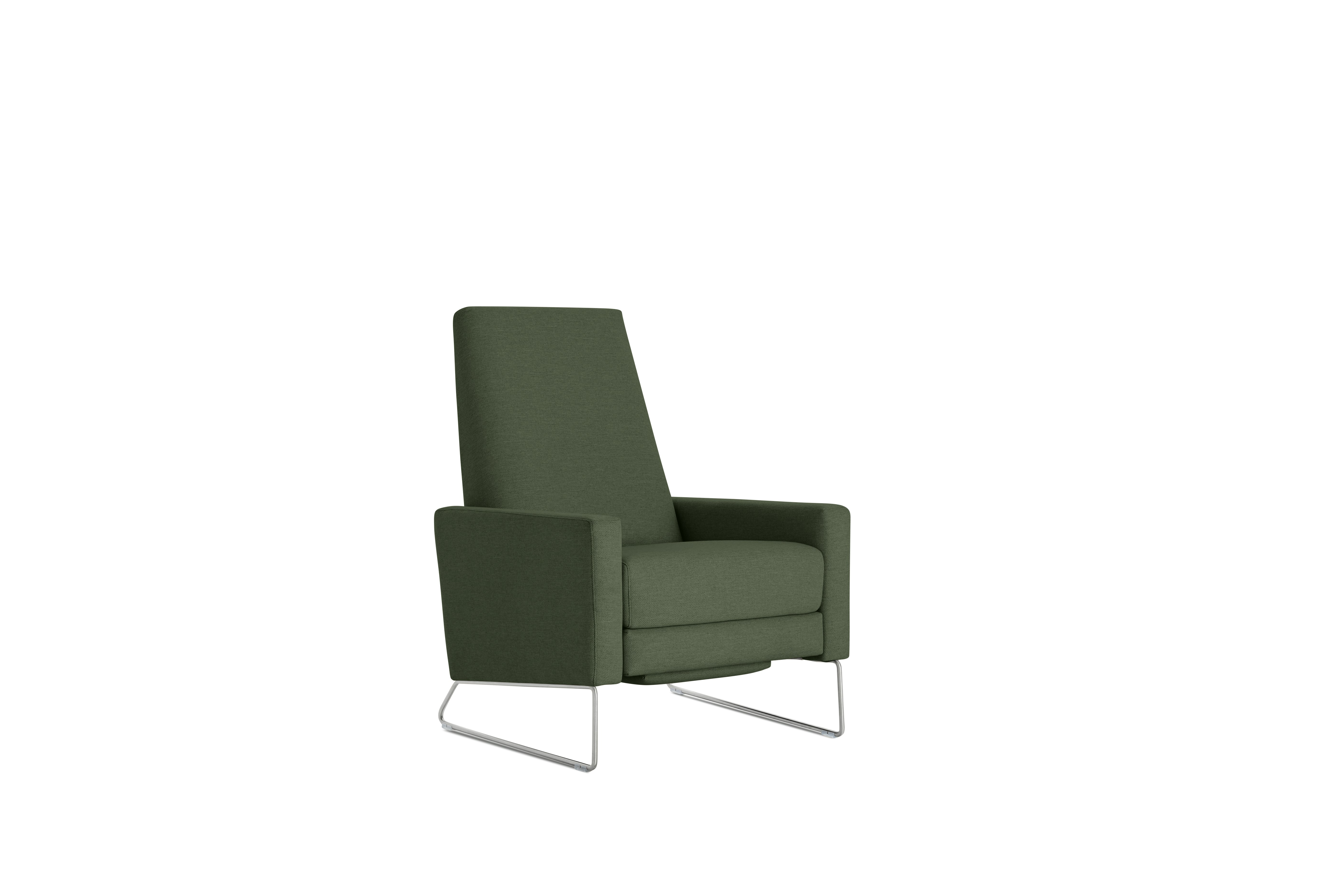 Flight Recliner 2.0 - Tall, Fabric, Mode, Genus, Stainless Steel