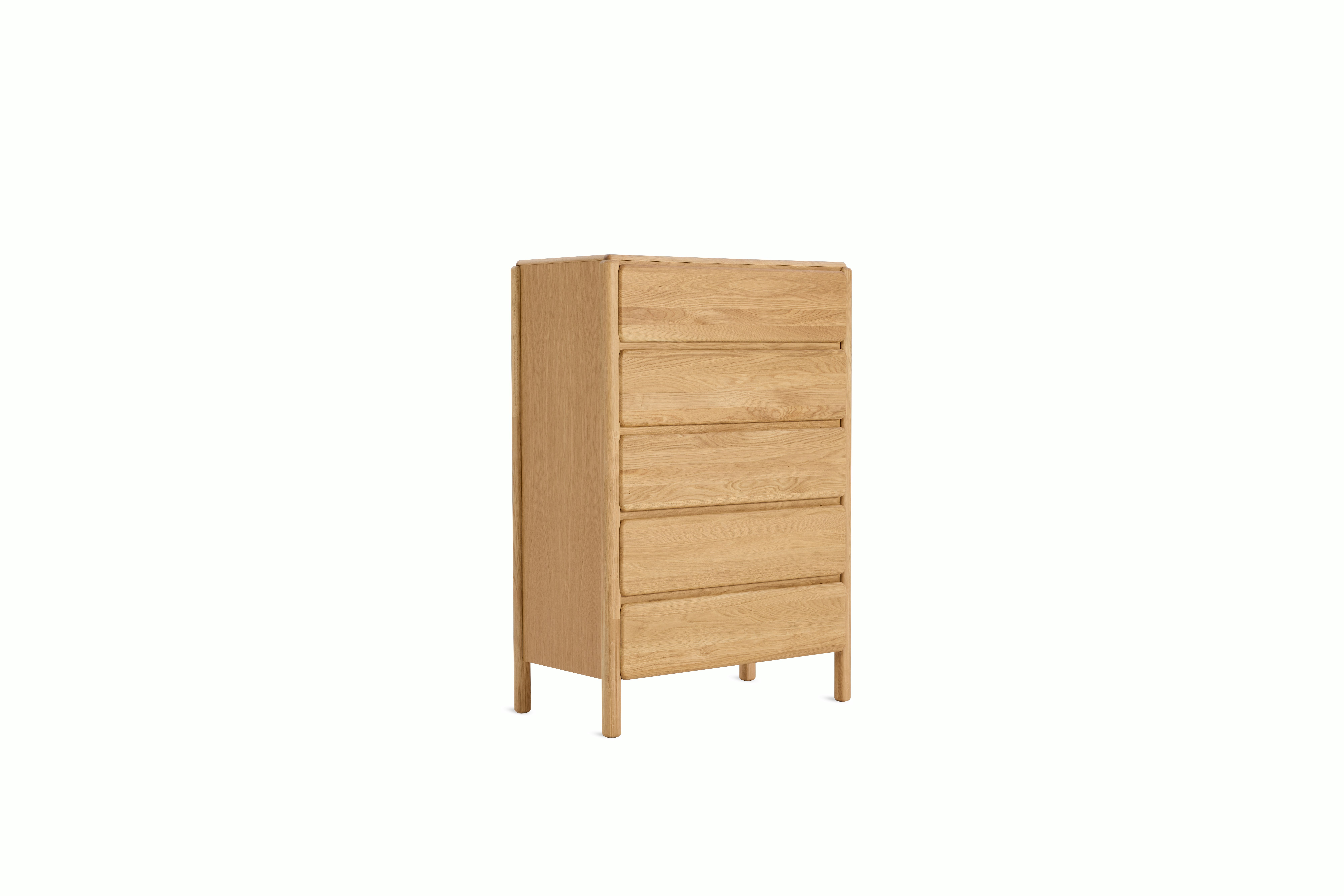 Sumu Dresser - Oak 5 Drawer Dresser
