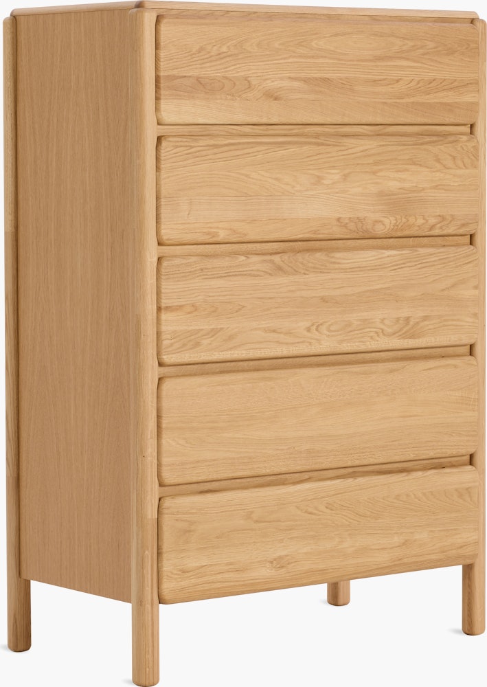 Sumu Dresser - Oak 5 Drawer Dresser