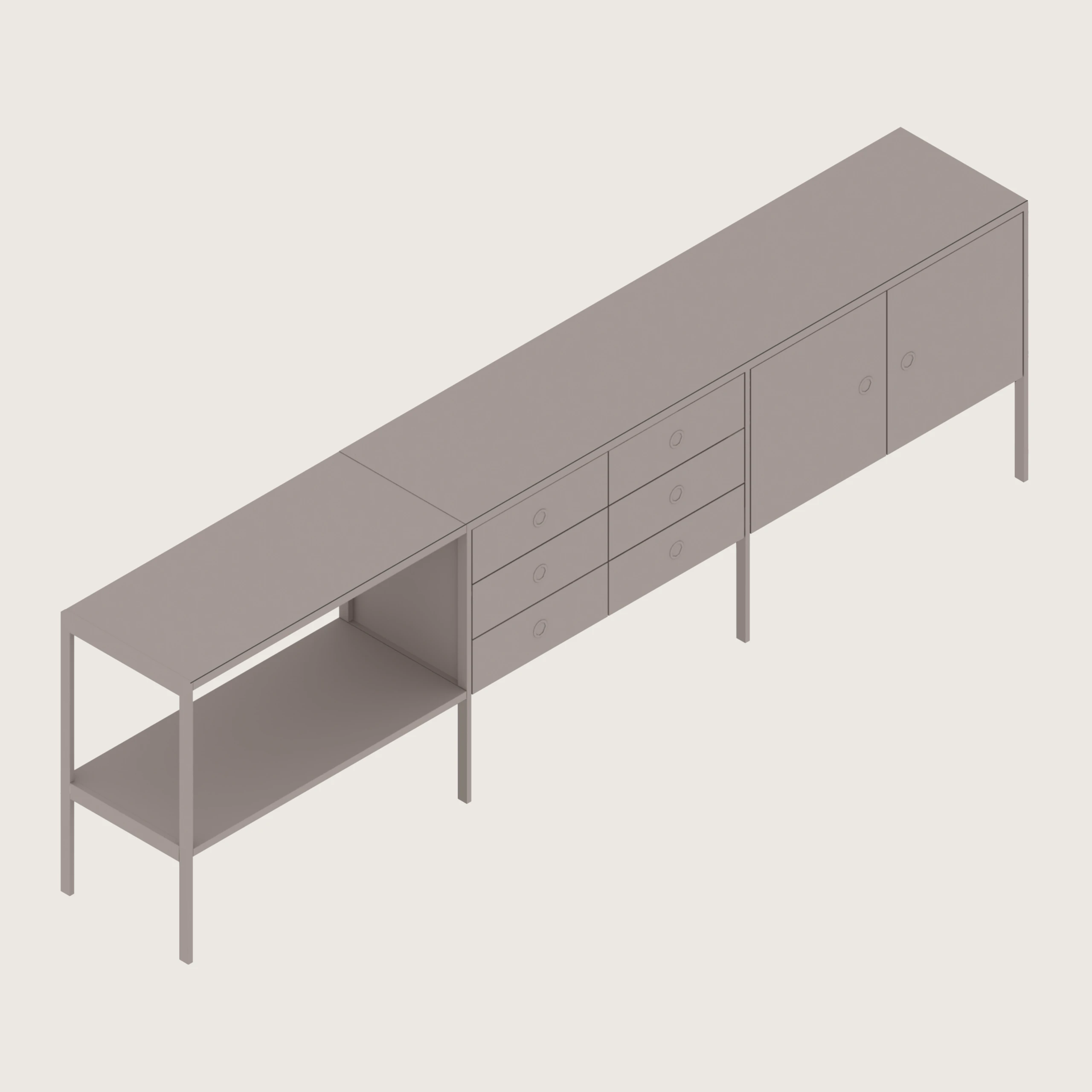 A generic rendering - H Frame Storage | 3 Units Wide
