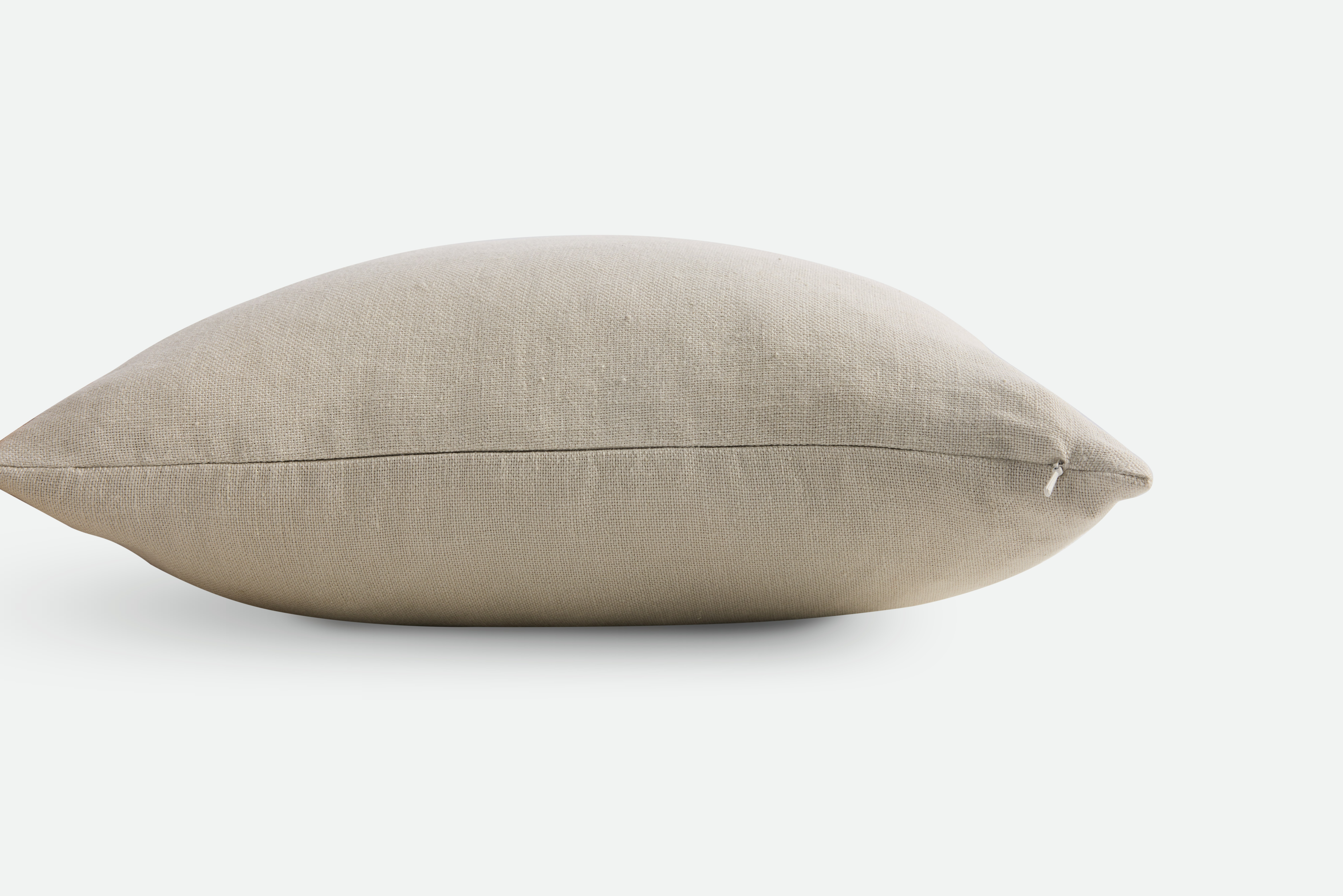 Brugge Linen Pillow,  light-grey,  18x18