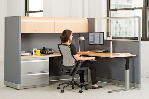 Adjustable Height Desk and ReGeneration by Knoll