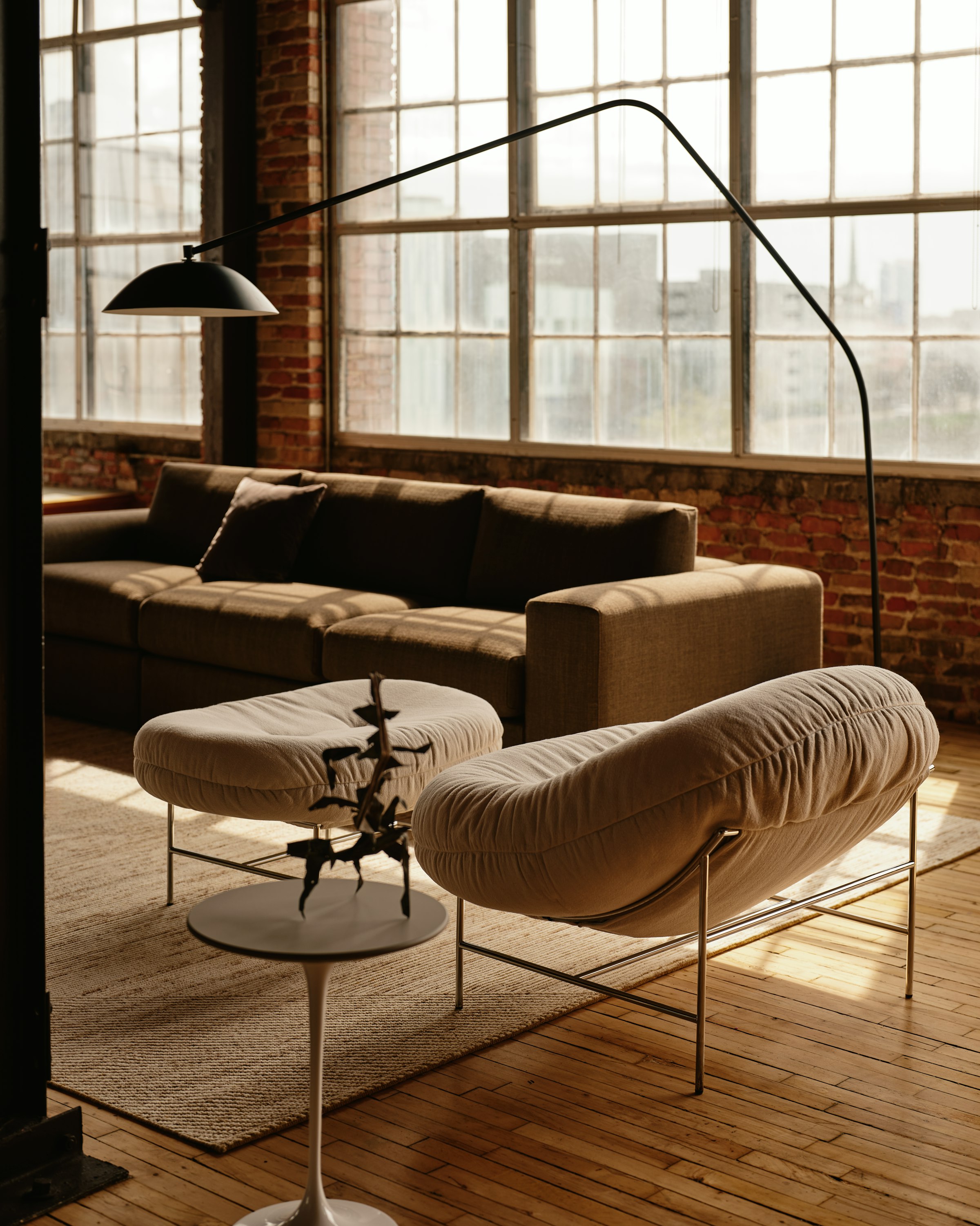 Perron Bun Lounge Chair and Ottoman