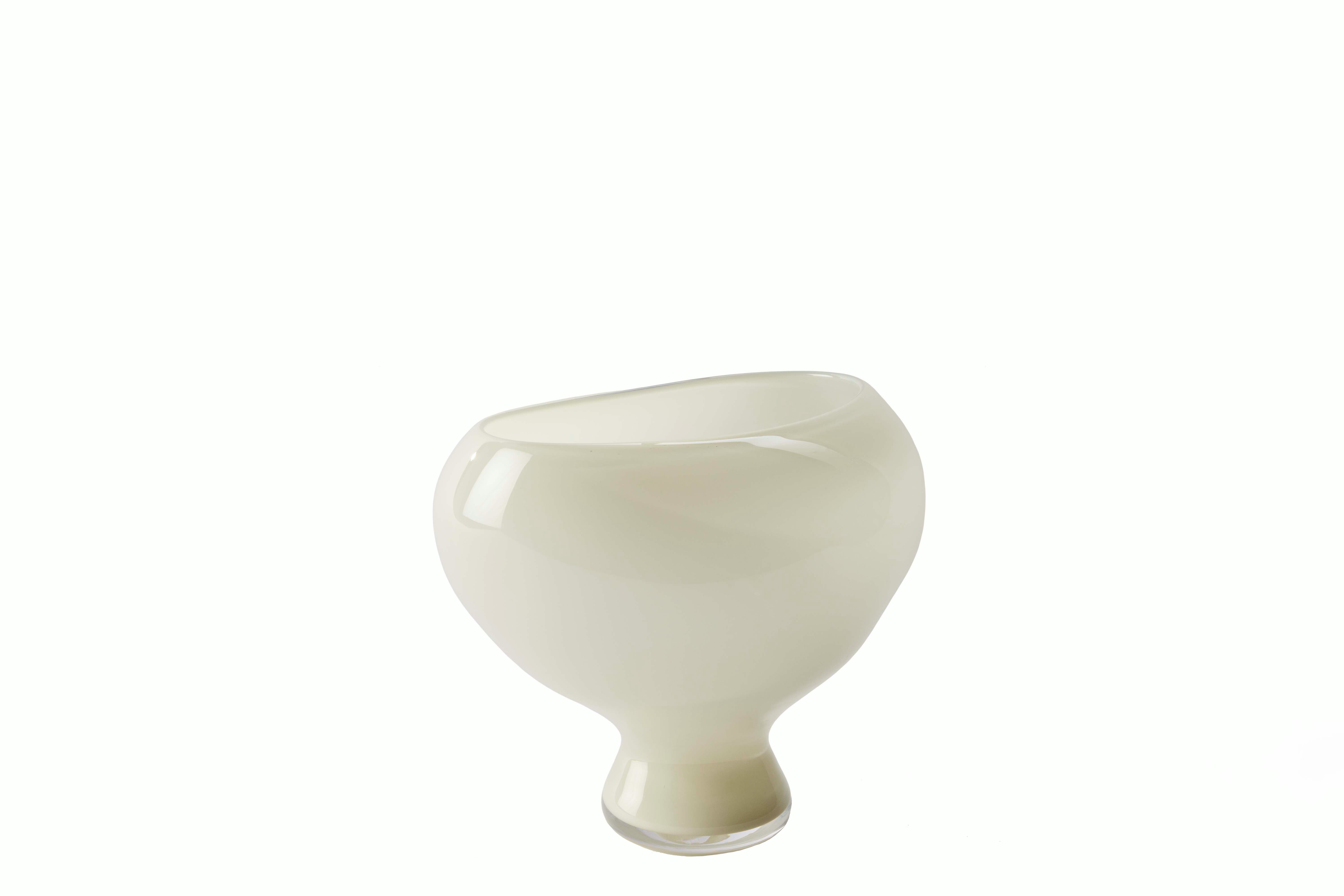 Mardahl Pedistal Vase - Large, Coconut