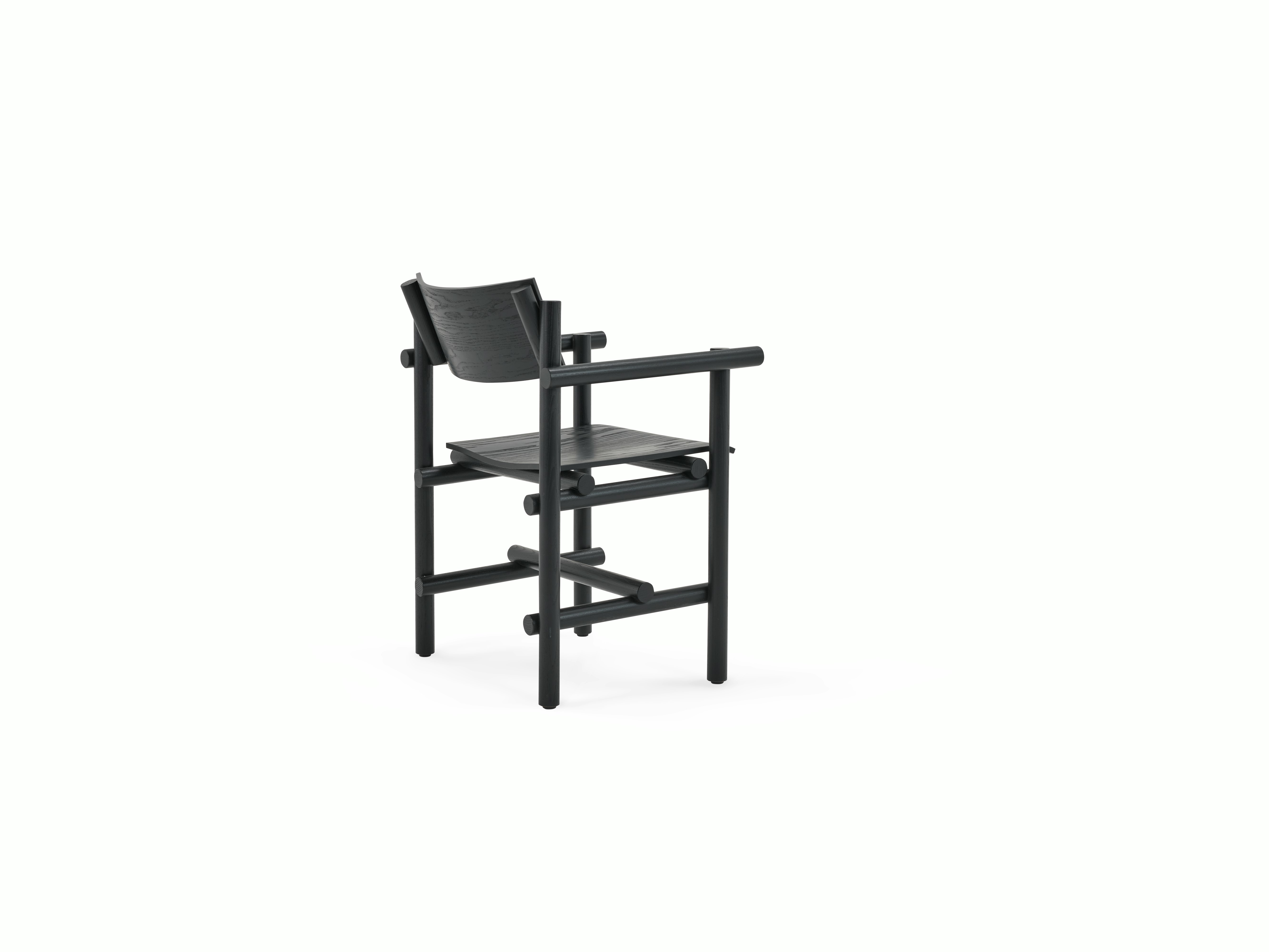 Muecke Armchair - ebonized