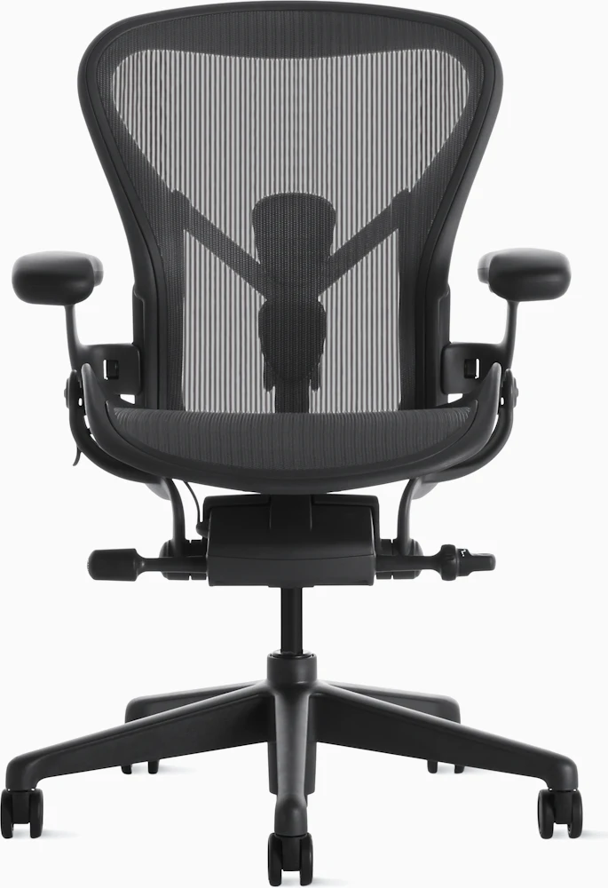 Herman Miller Aeron office chair in graphite finish