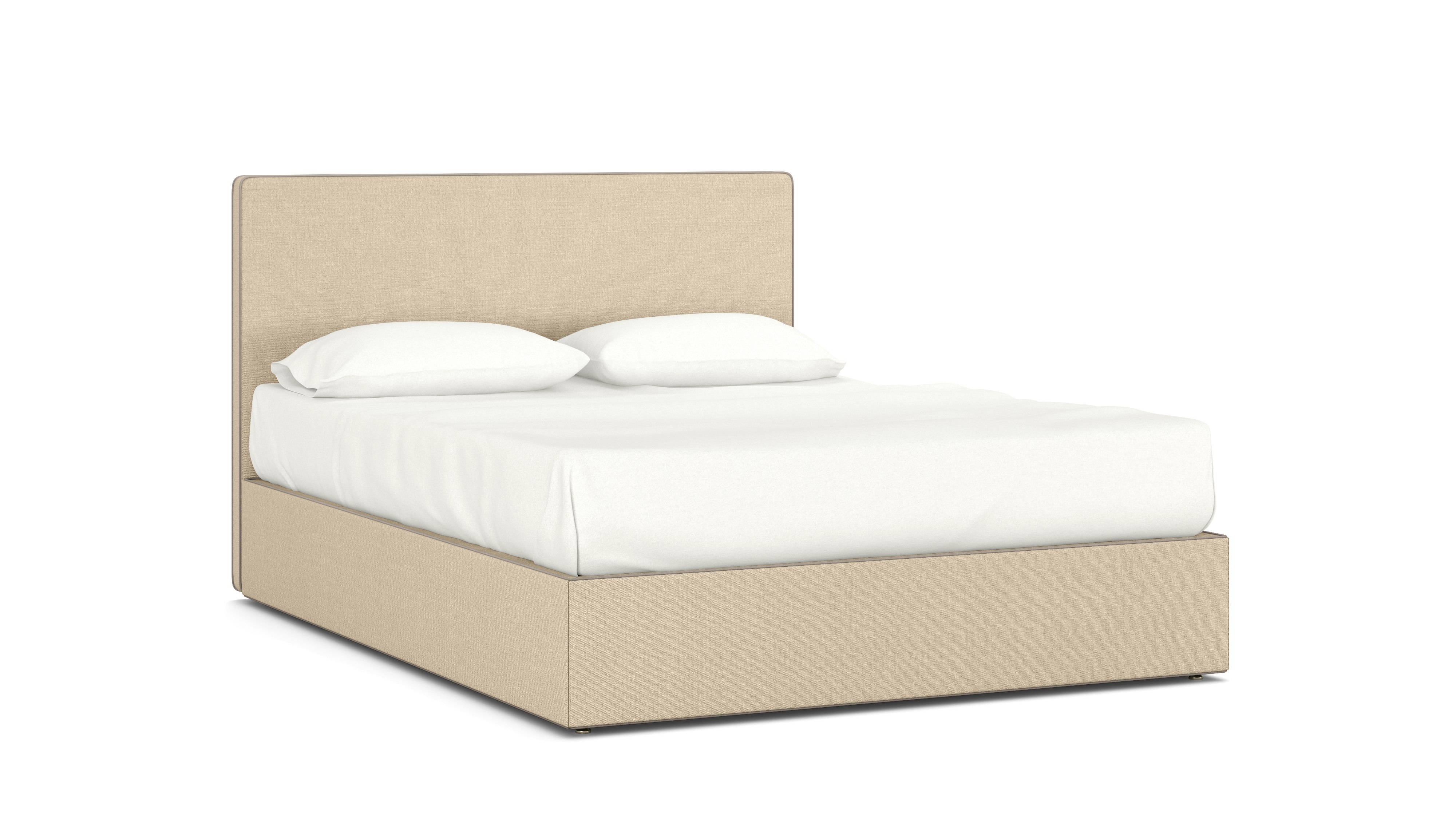A Hule Bed in Straw Lute viewed from an angle.