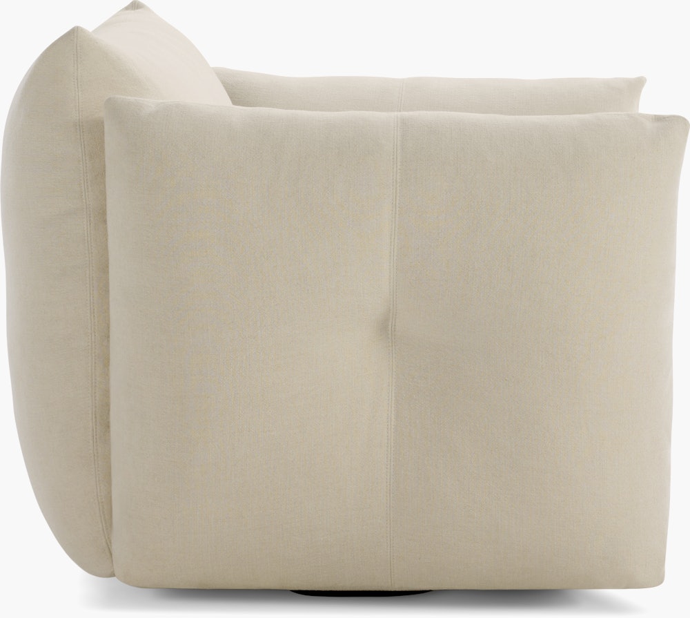 Perron Pillo Lounge Chair - Swivel or Fixed,  Haven,  Ivory