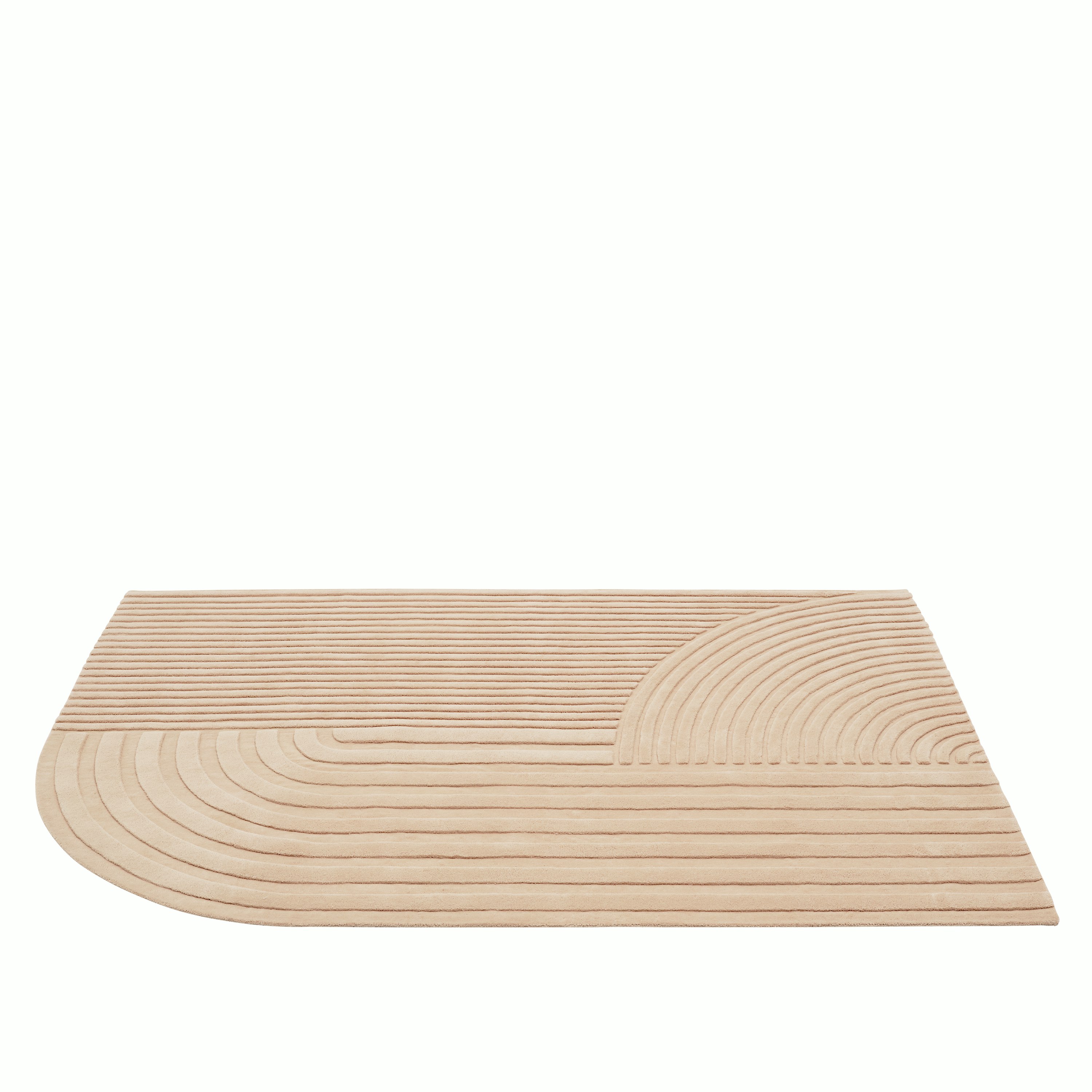 Relevo Rug - 6 ft 6 in x 9 ft 8 in, Light Rose