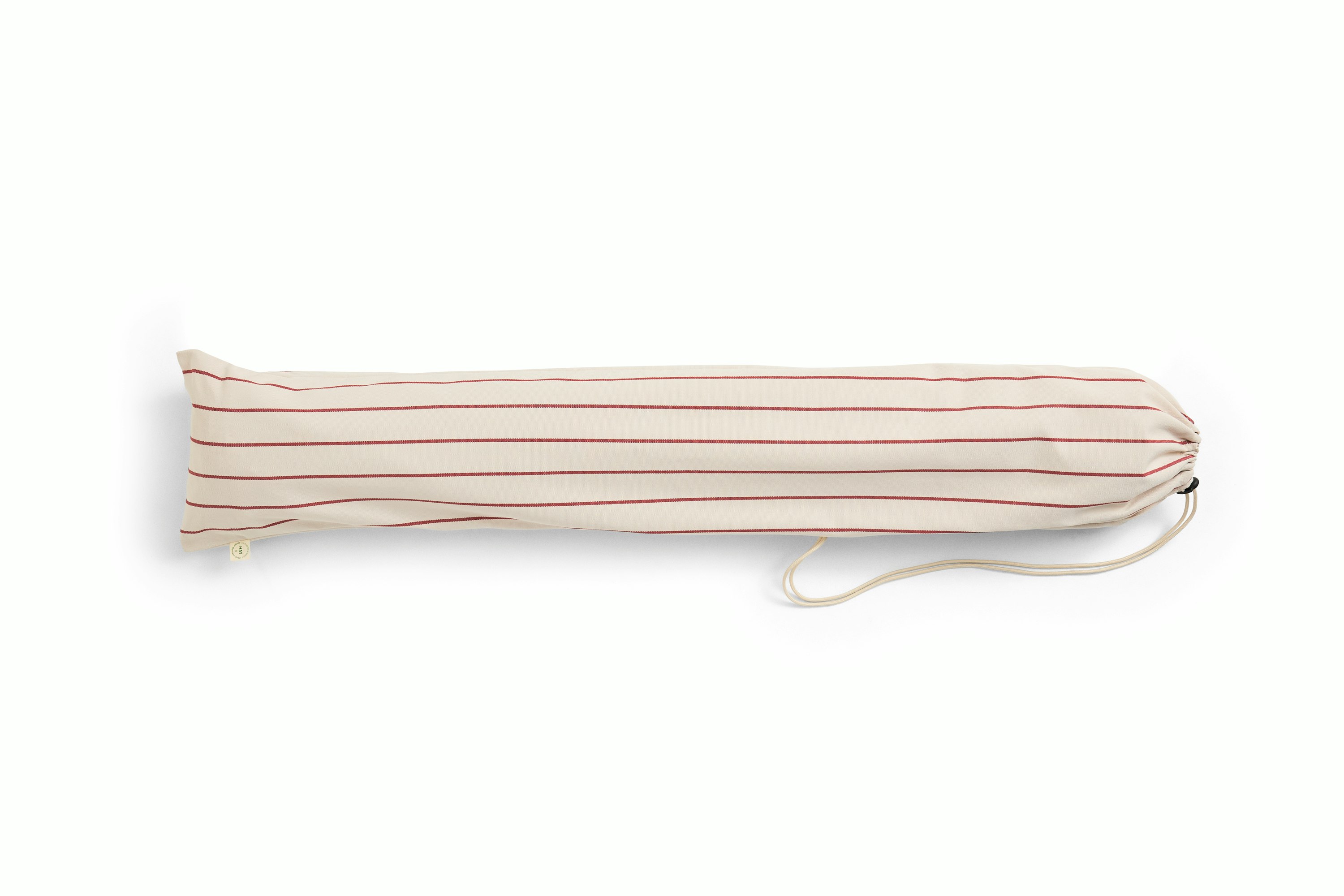 Outdoor Market Canopy - Beige With Red Stripe