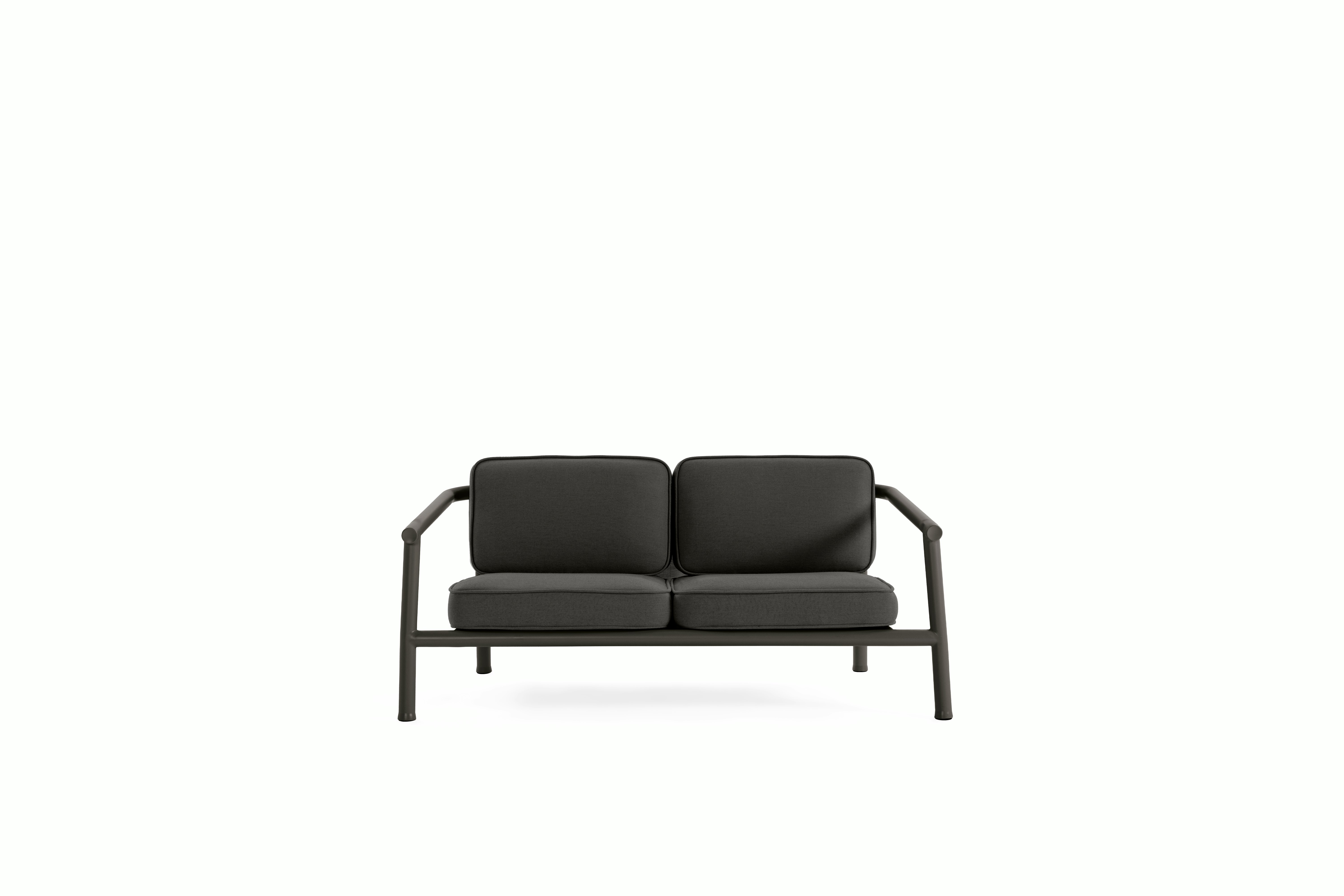 Campus Outdoor Sofa, Two Seater