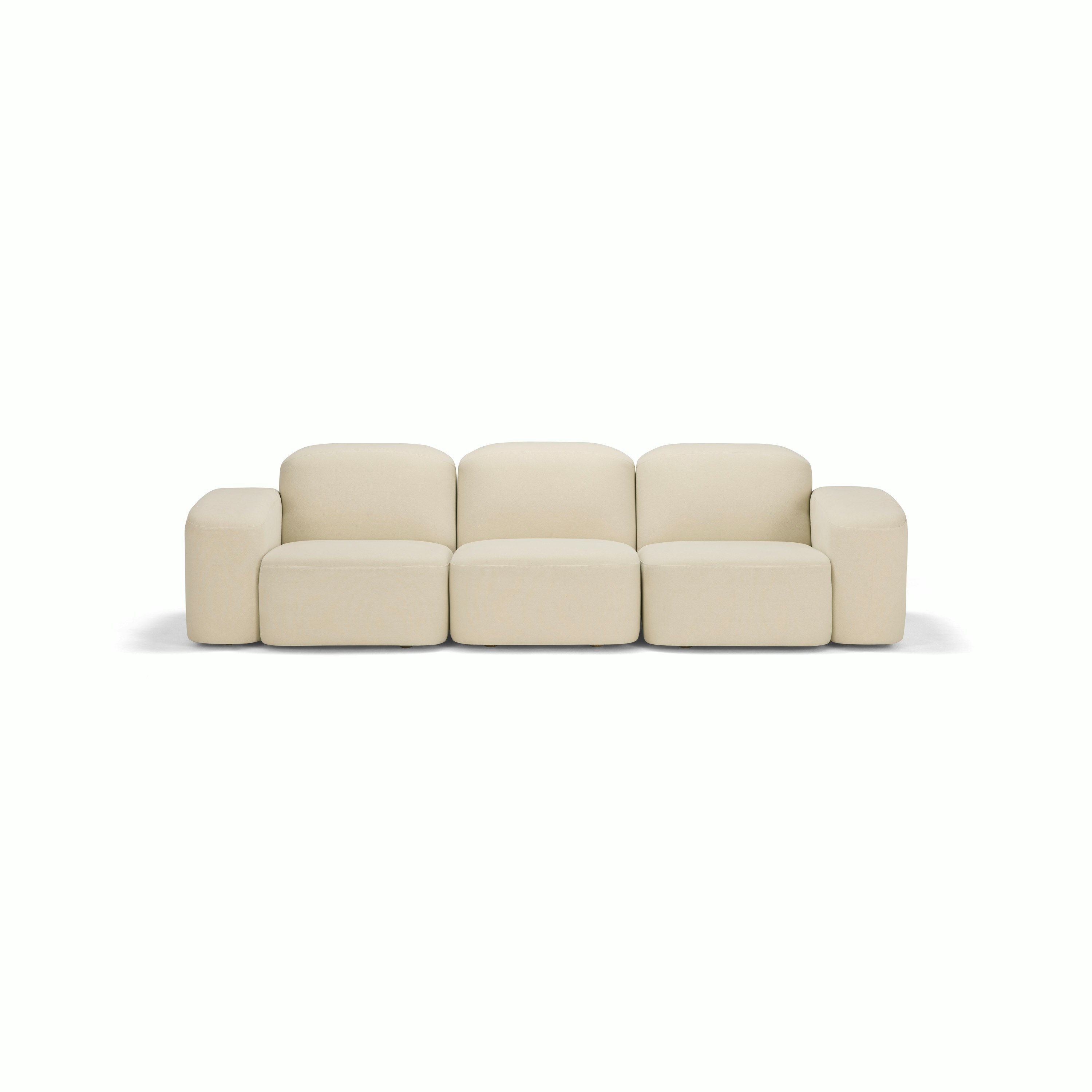 Muse Sofa - 3 Seater, Cabarita, Natural