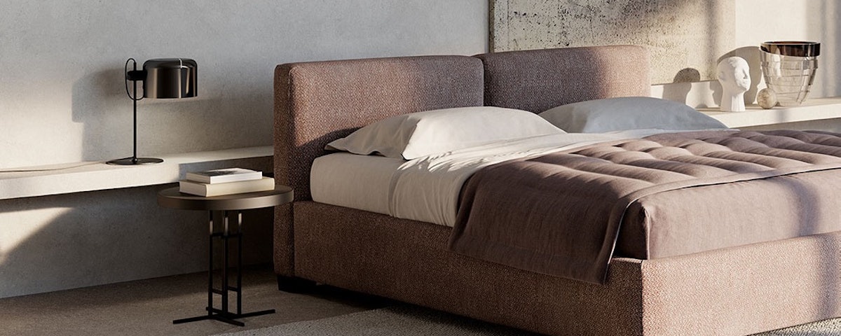 Coupe Table Lamp on a bedside table in a bedroom setting