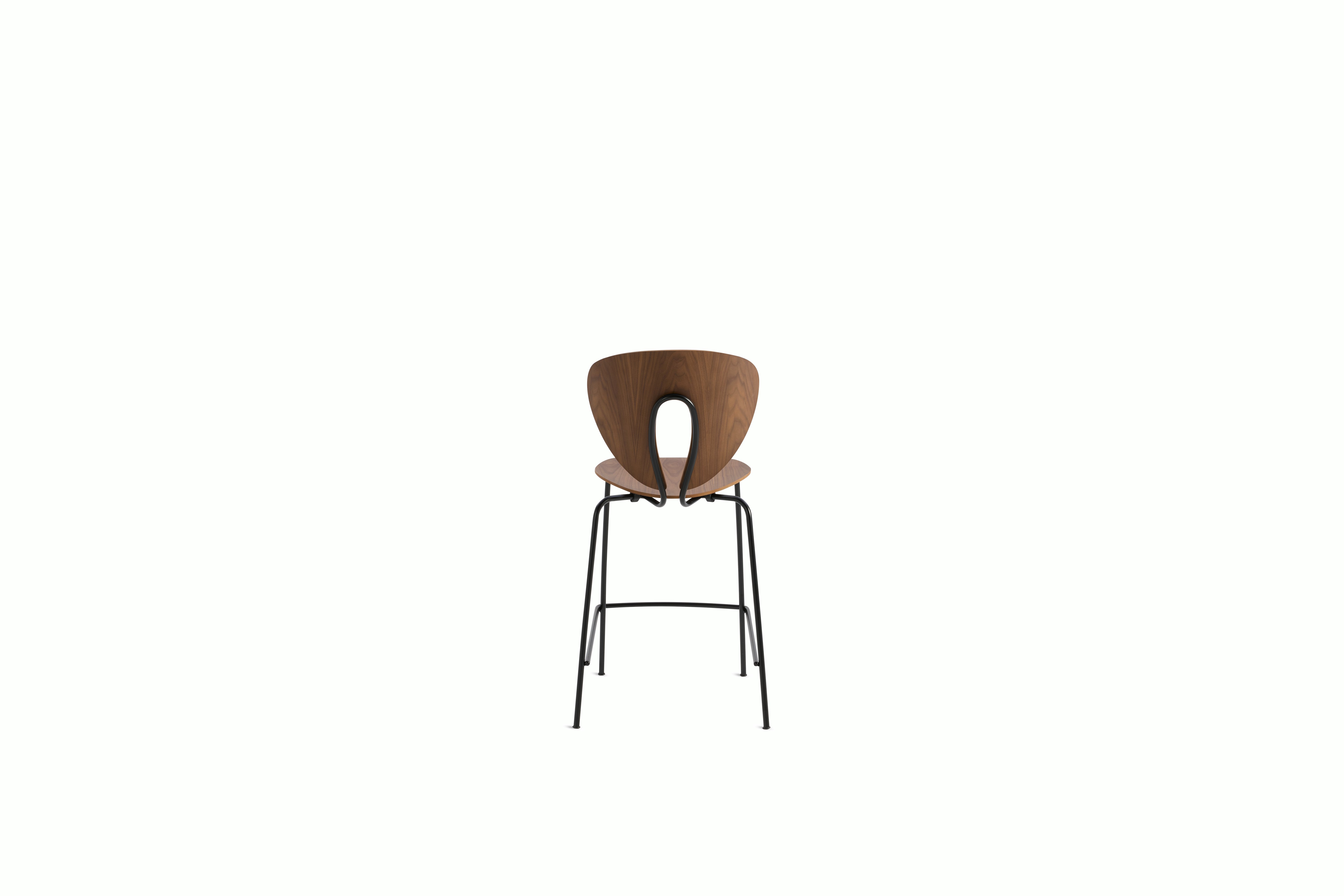 Globus Stool - Counter Height, Walnut