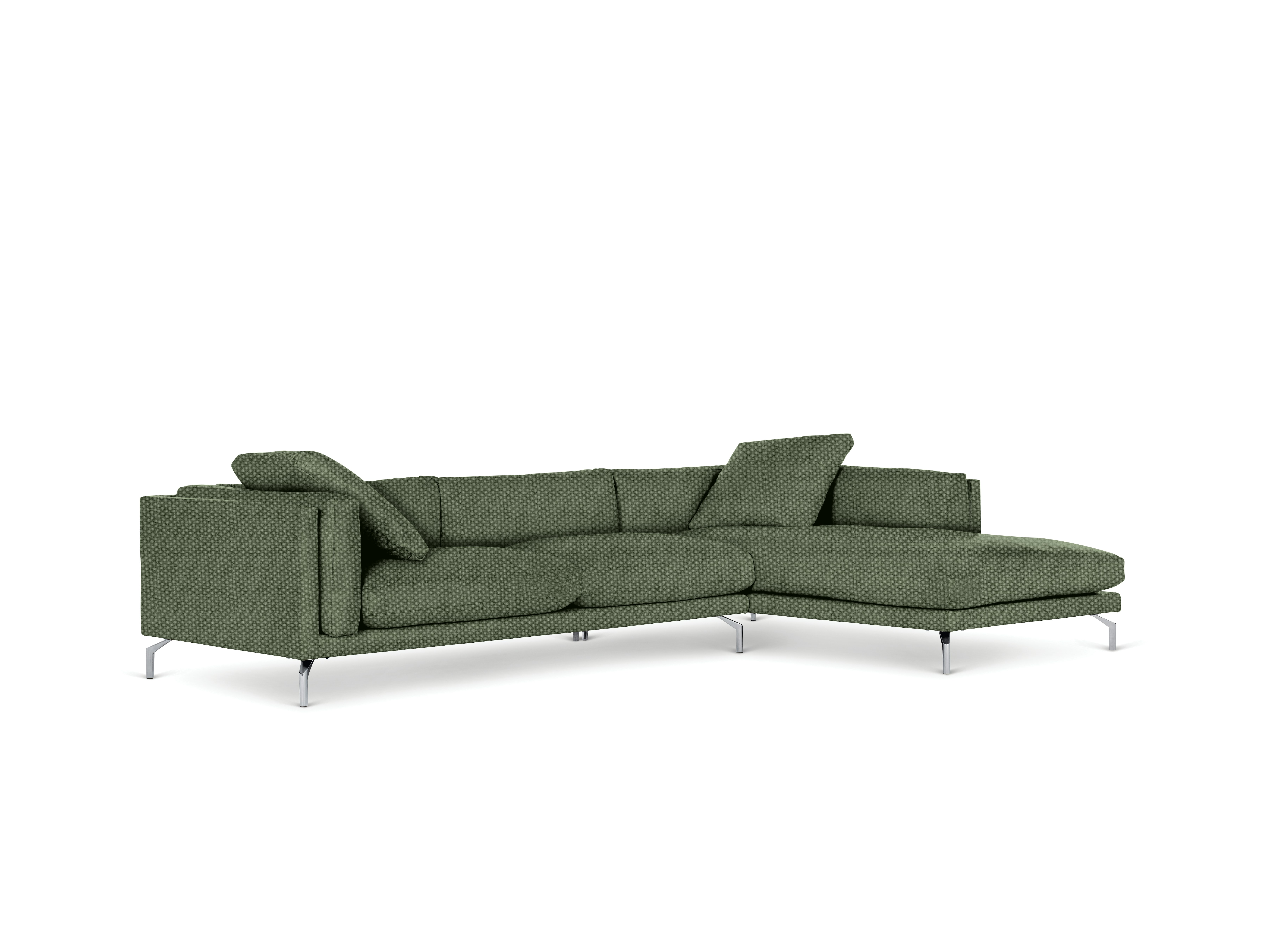 A Como Sectional Sofa in Genus viewed from an angle.