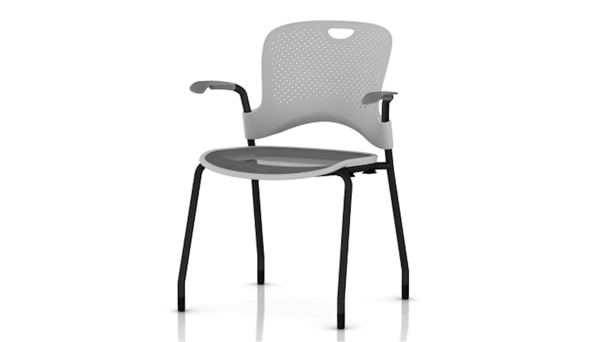 Grey Caper Chair by Herman Miller.
