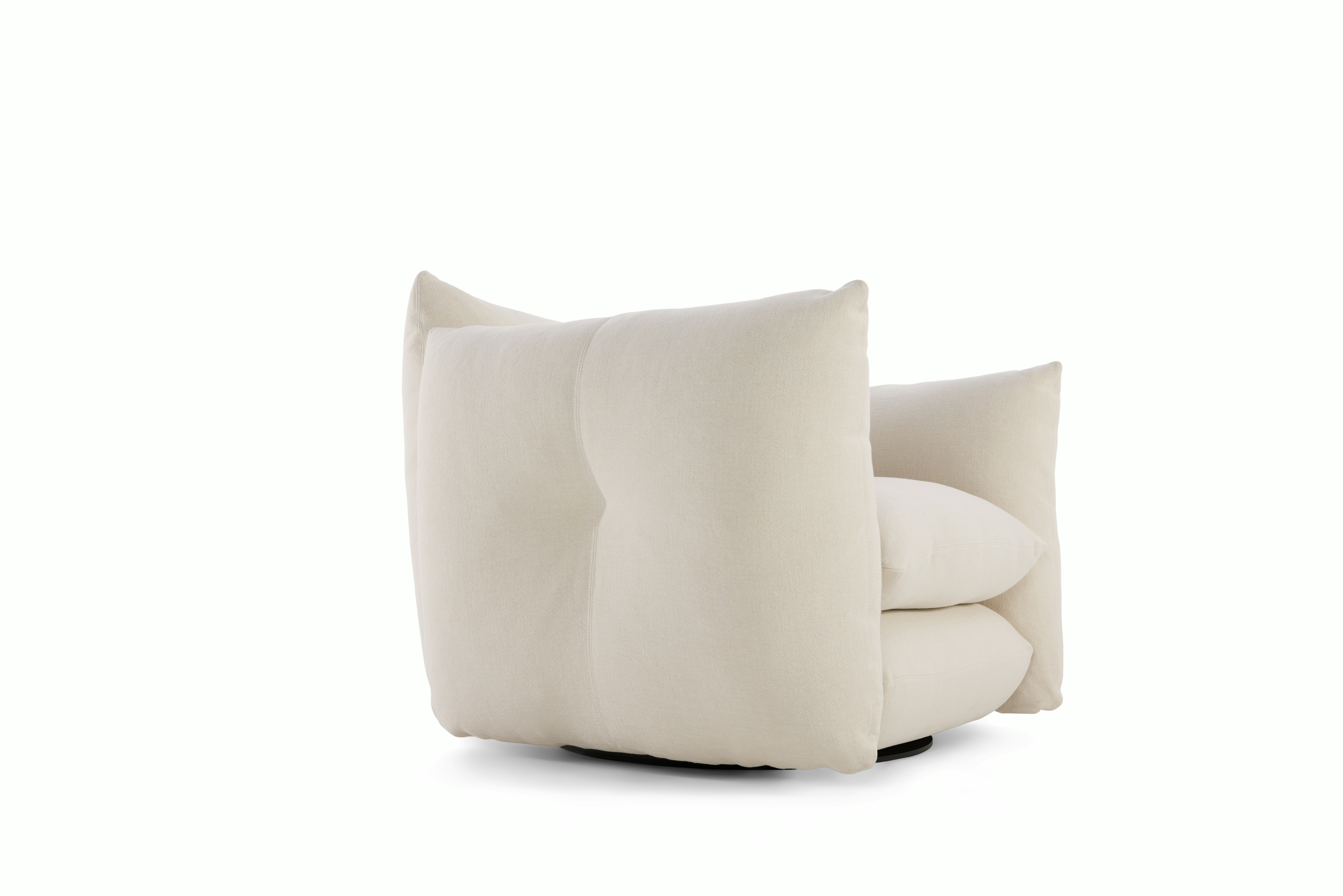 Perron Pillo Lounge Chair in Haven Ivory