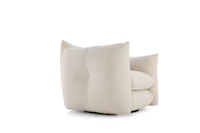 Perron Pillo Lounge Chair in Haven Ivory
