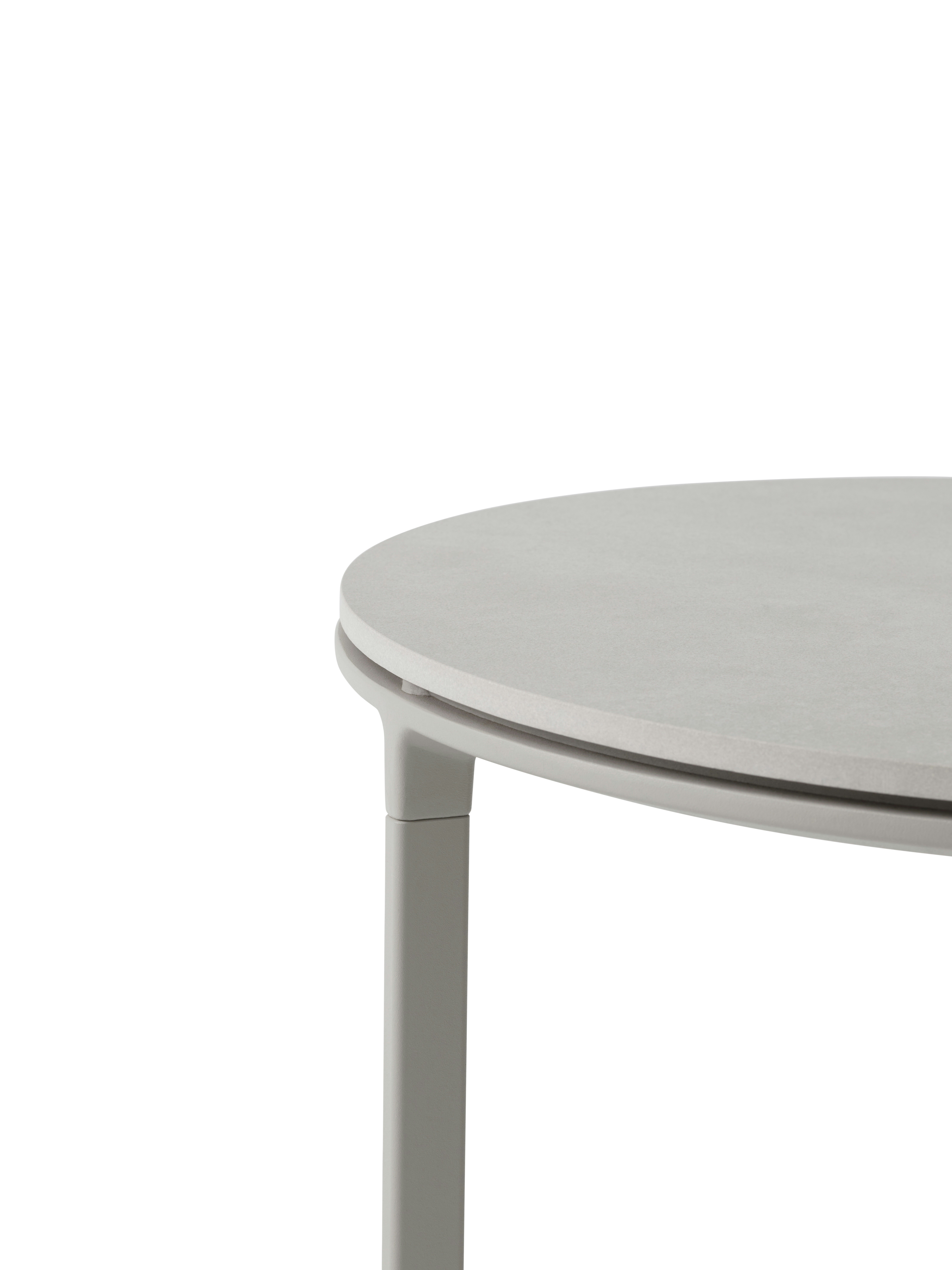 A detailed look at the Vipp Open-Air Coffee Table.