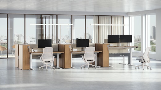 Lev by Knoll Height-Adjustable Table