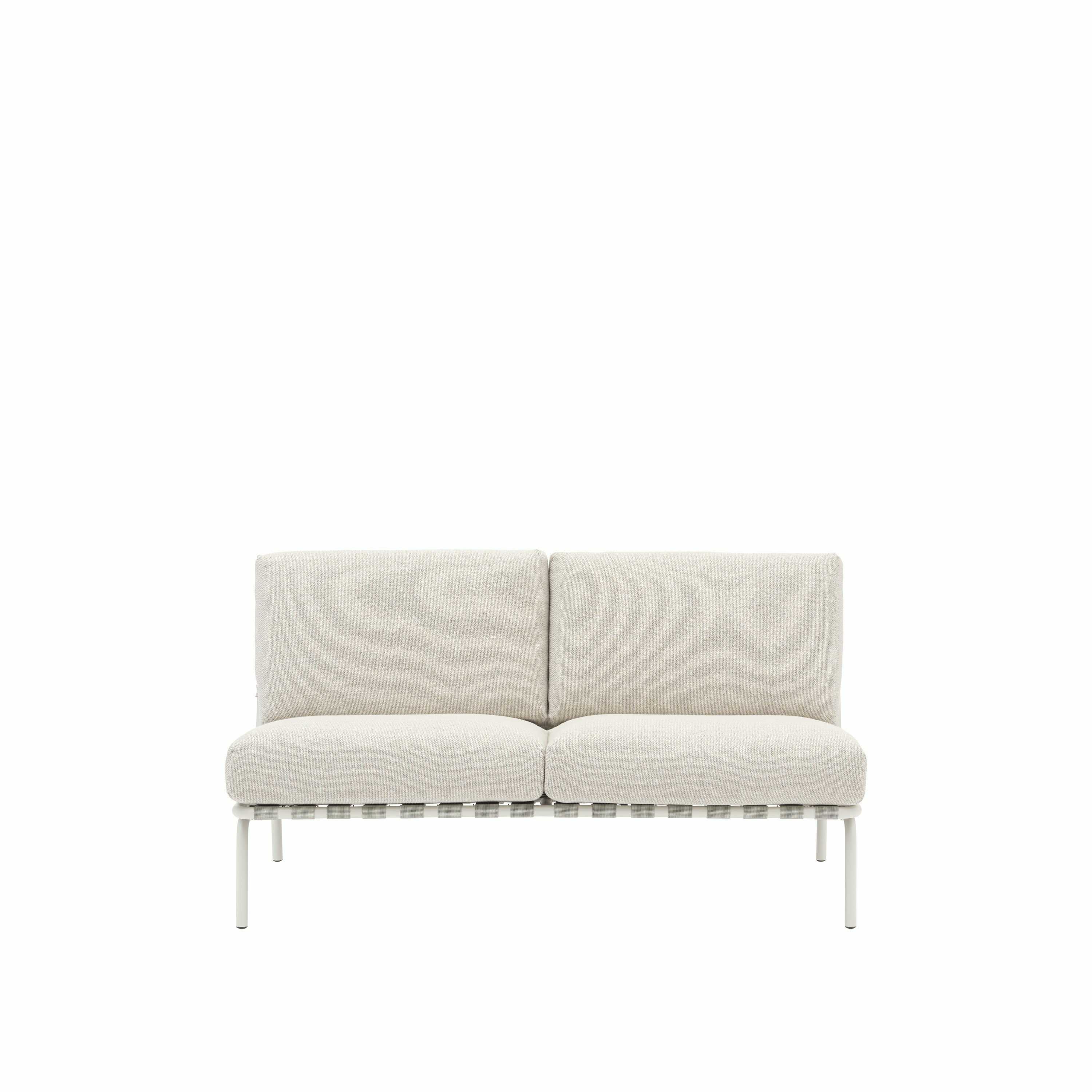 A Settle Sofa in Laze 1, Grey.