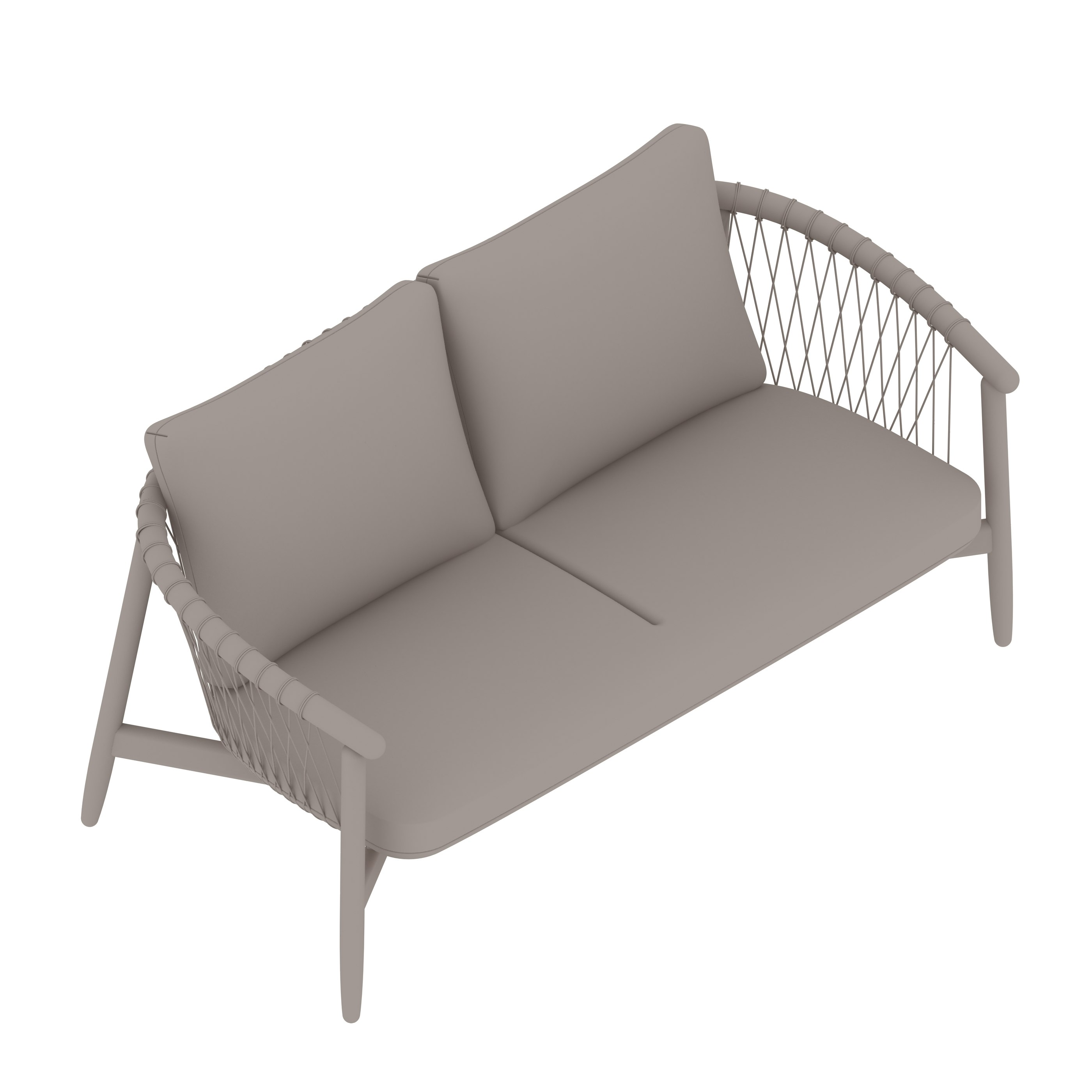 A generic rendering - Crosshatch Settee