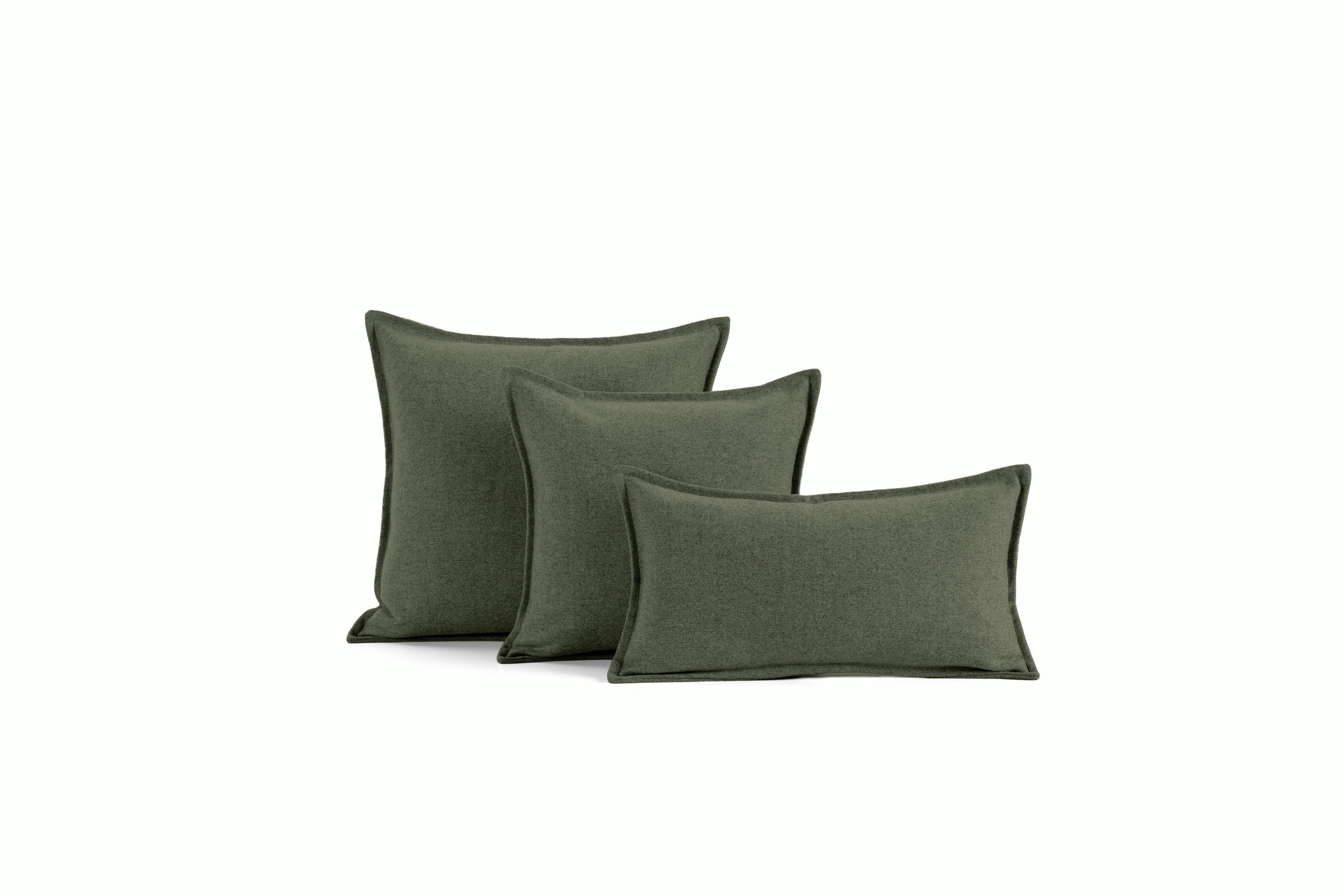 Pecora Wool Flange Pillow Hunter Family