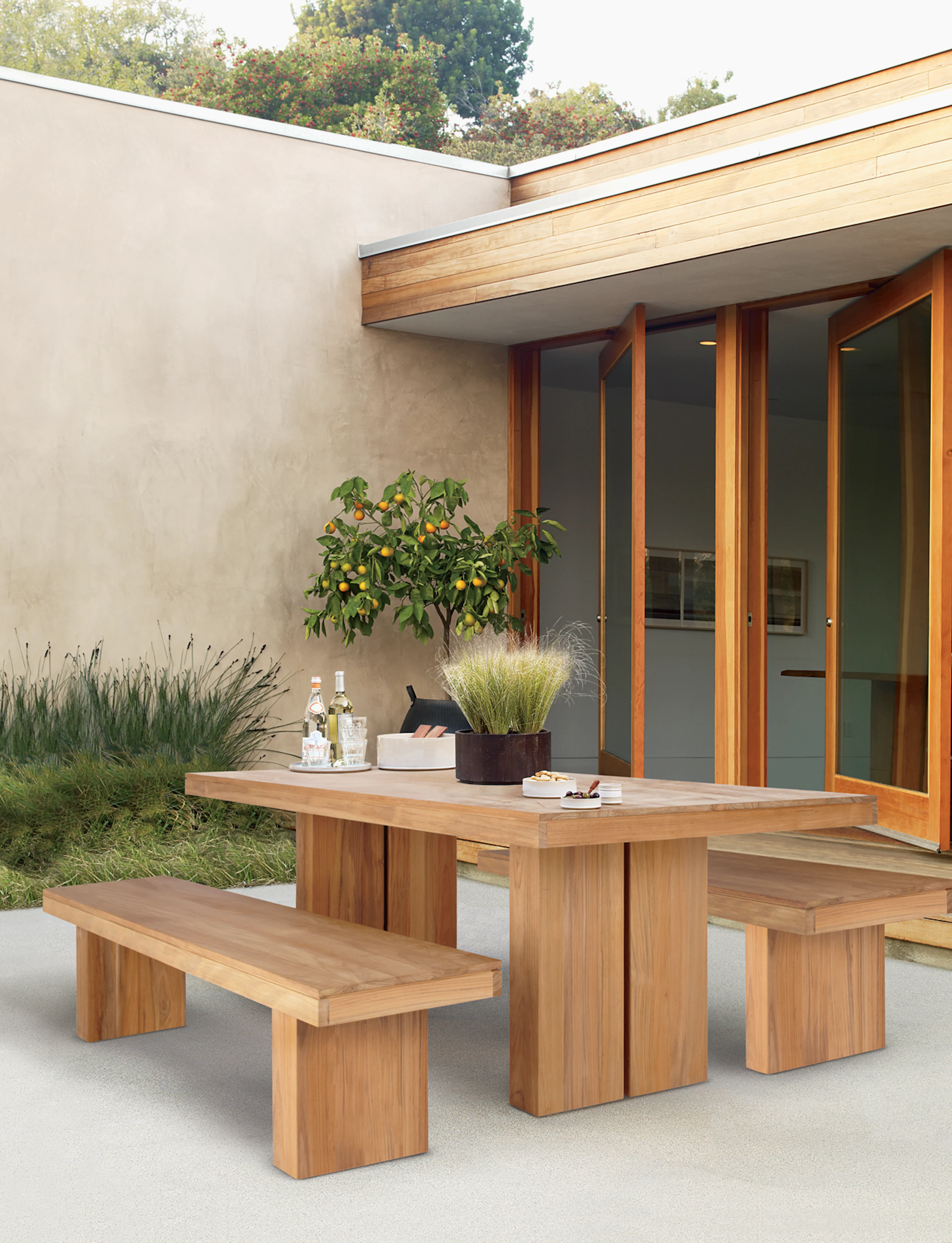 Kayu Teak Dining Bench.