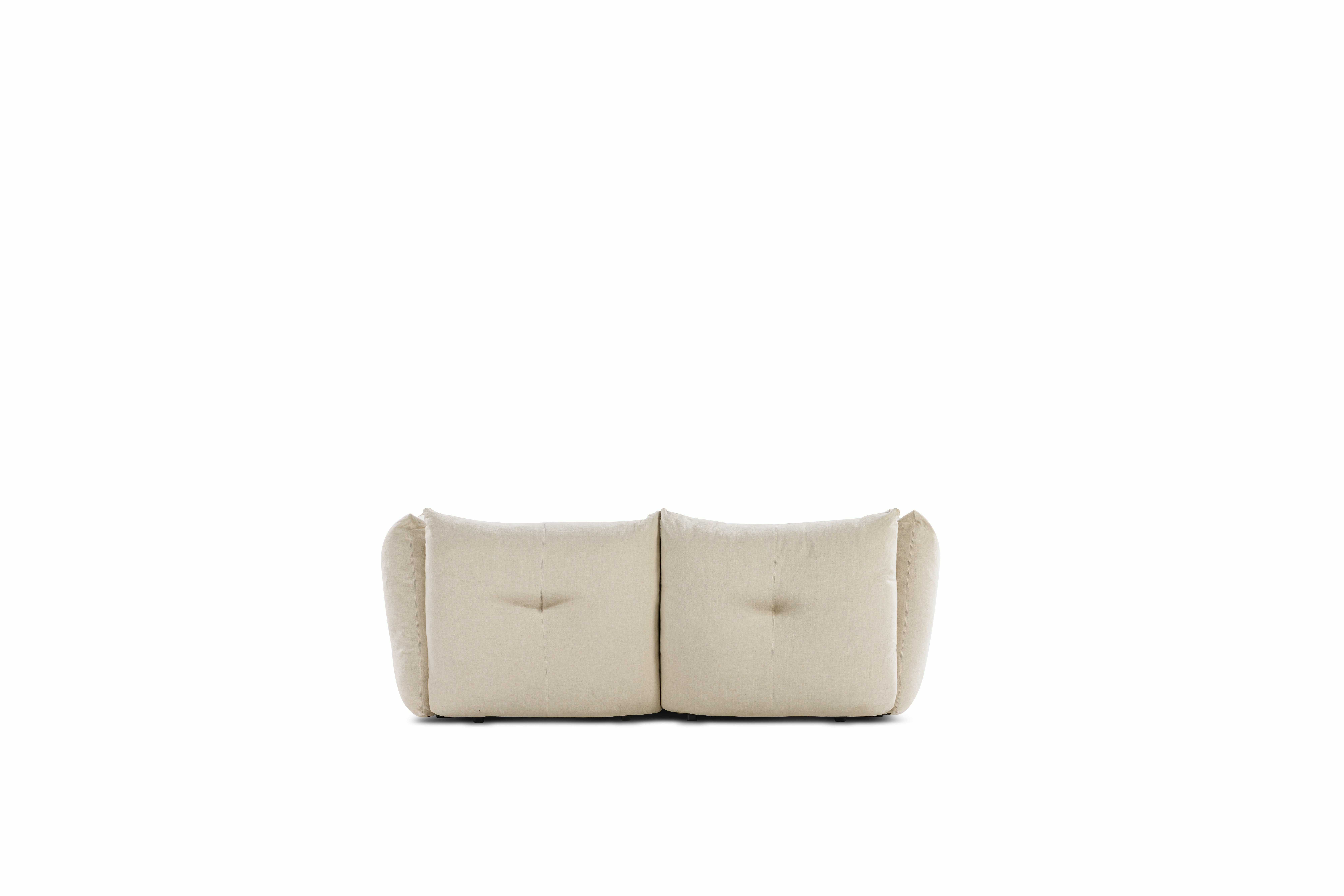 Pillo Sofa -  Two Seater Standard or Deep in Haven Ivory