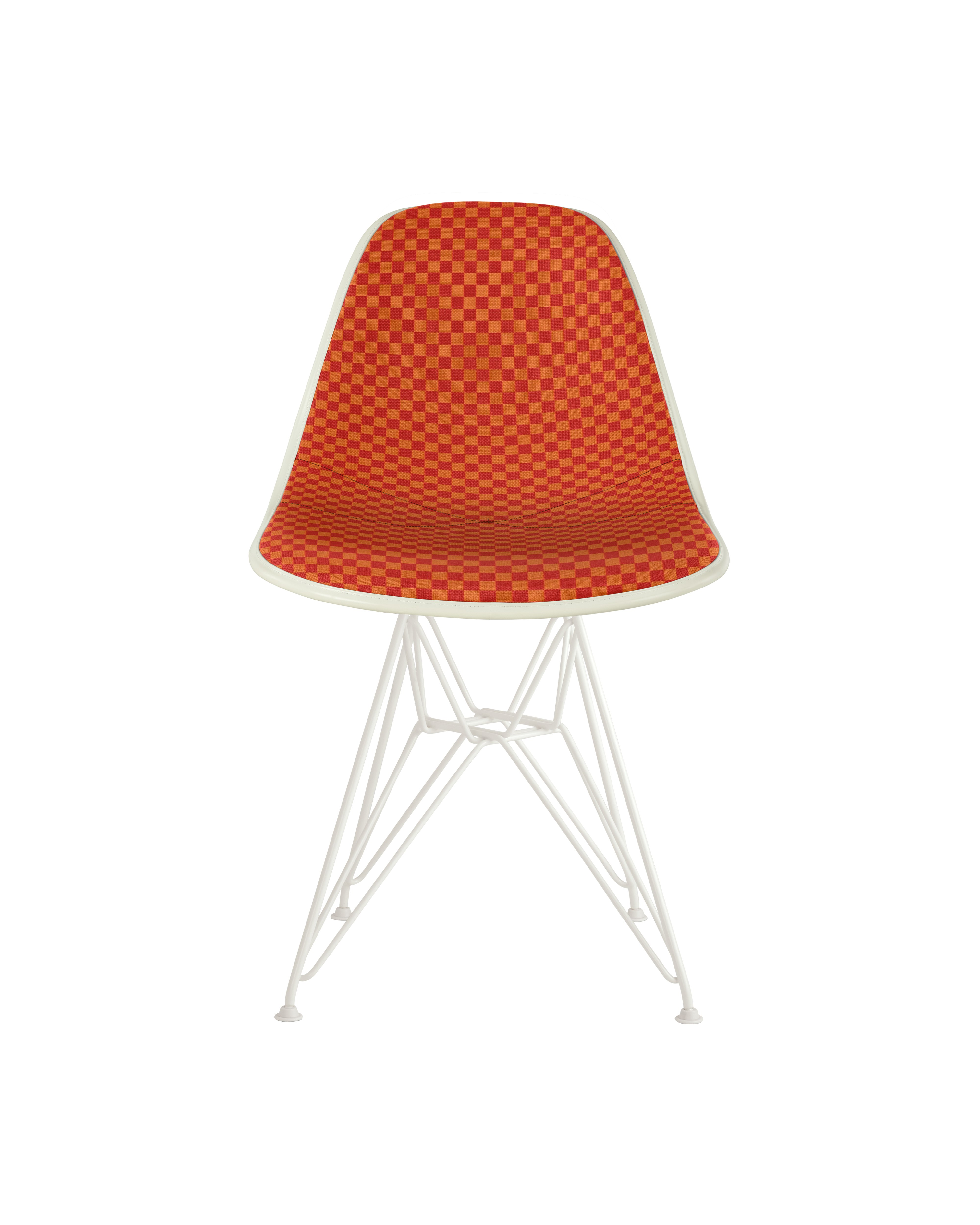 Eames Upholstered Molded Fiberglass Side Chair