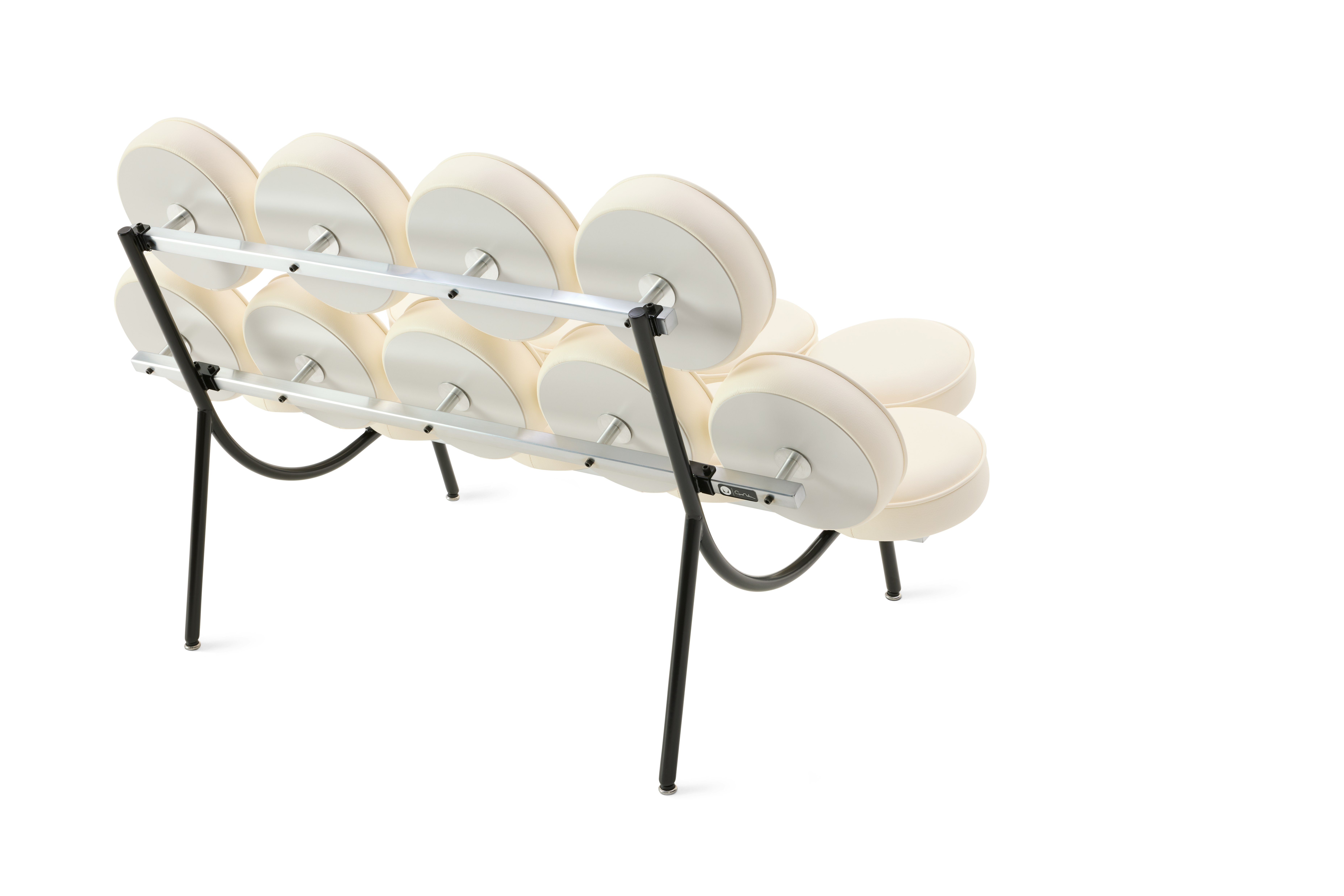 Nelson Marshmallow Sofa - Prone Leather,  Lotus