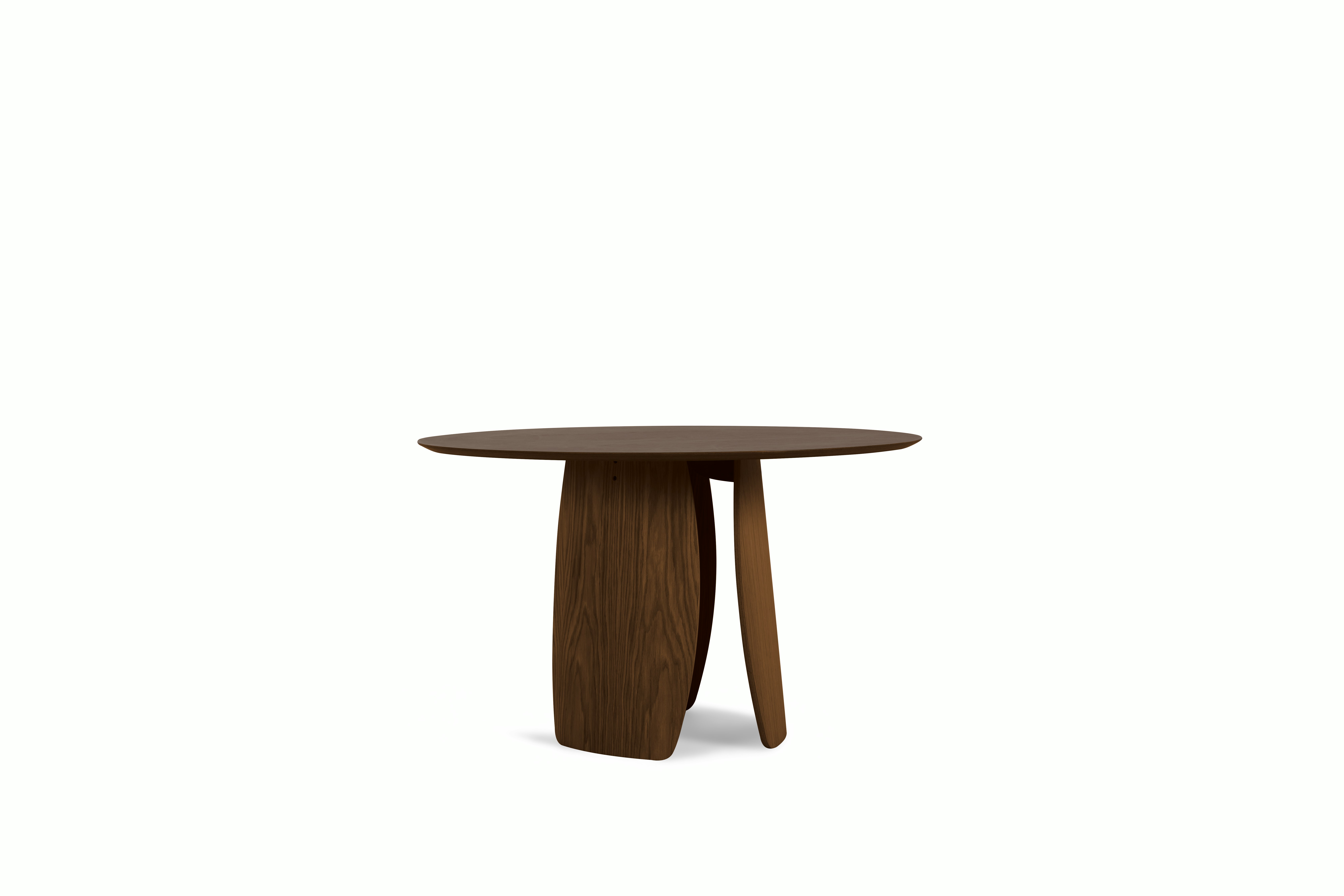 Lorea Dining Table - Round, Walnut