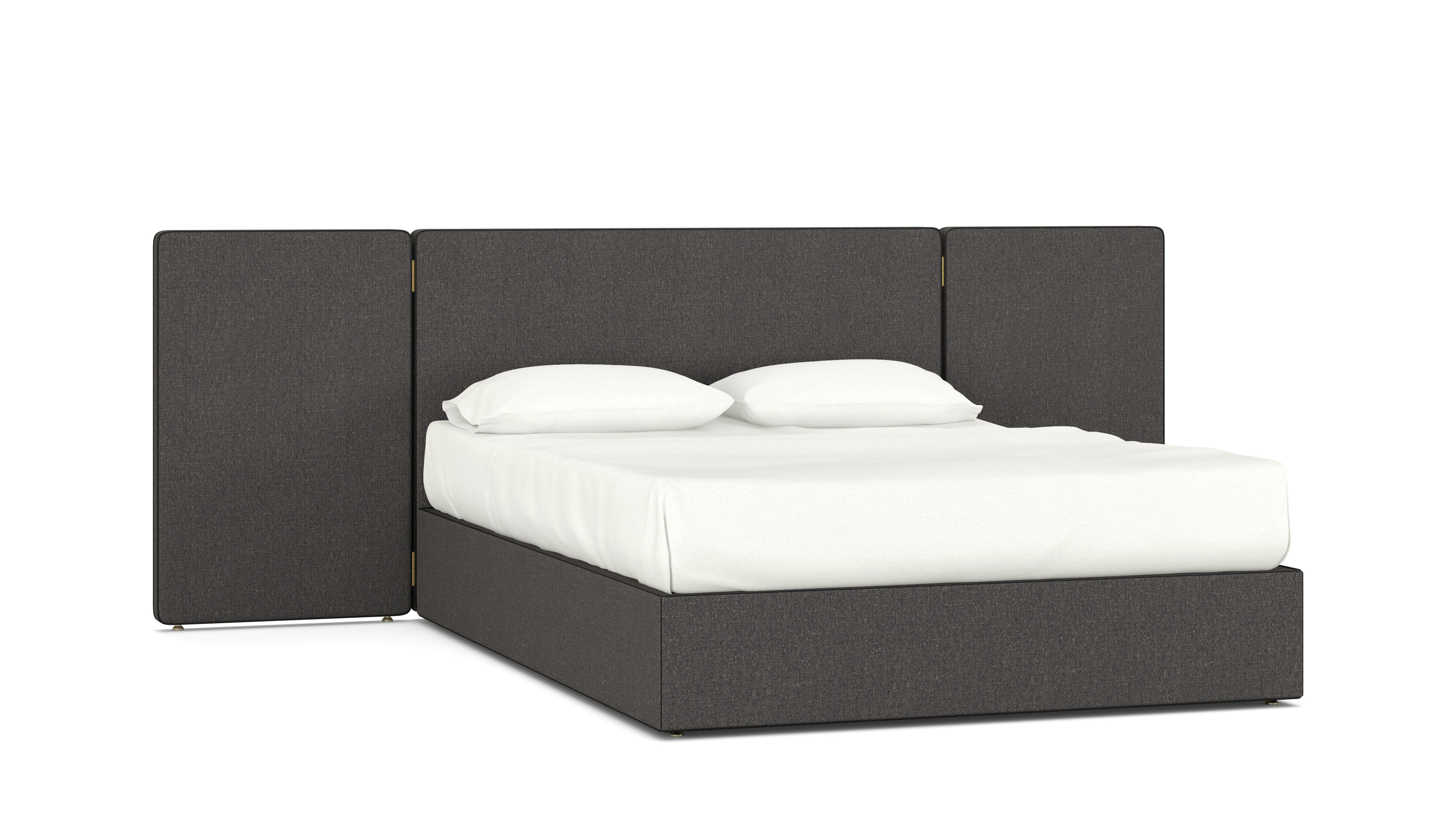 A Hule Bed in Millennium Obsidian viewed from an angle