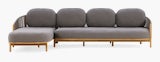Softlands Sectional Sofa with Chaise Left Facing - blend,  coal Softlands Sectional Sofa with Chaise Left Facing - blend,  coal
