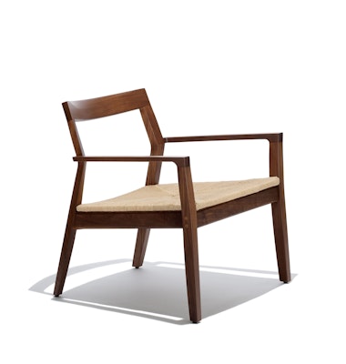 Knoll American Walnut Krusin Lounge Chair 